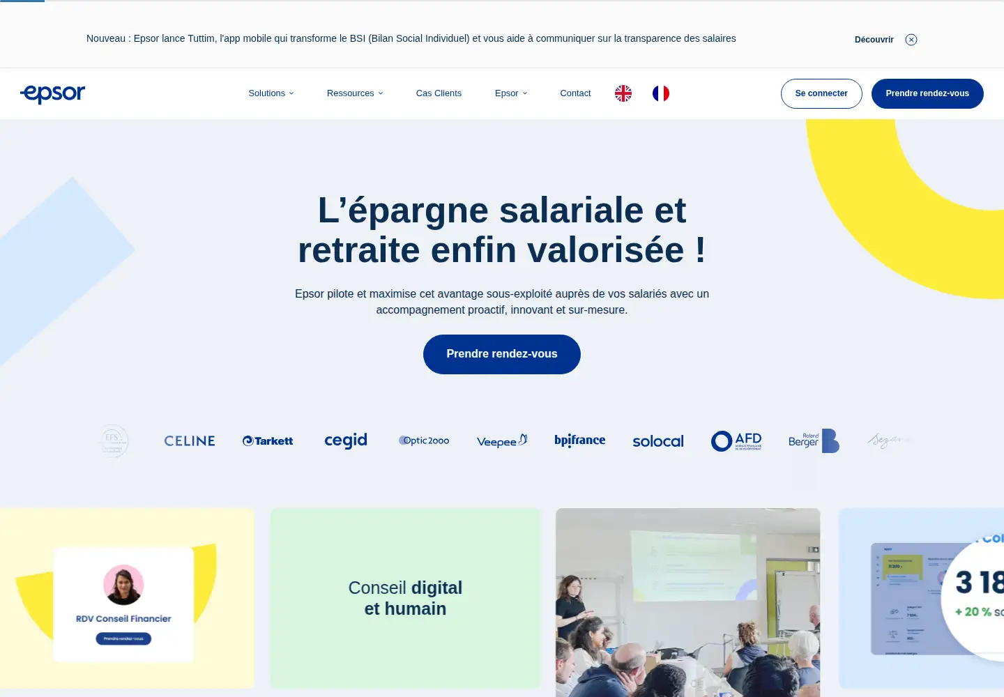 Screenshot of epsor.fr