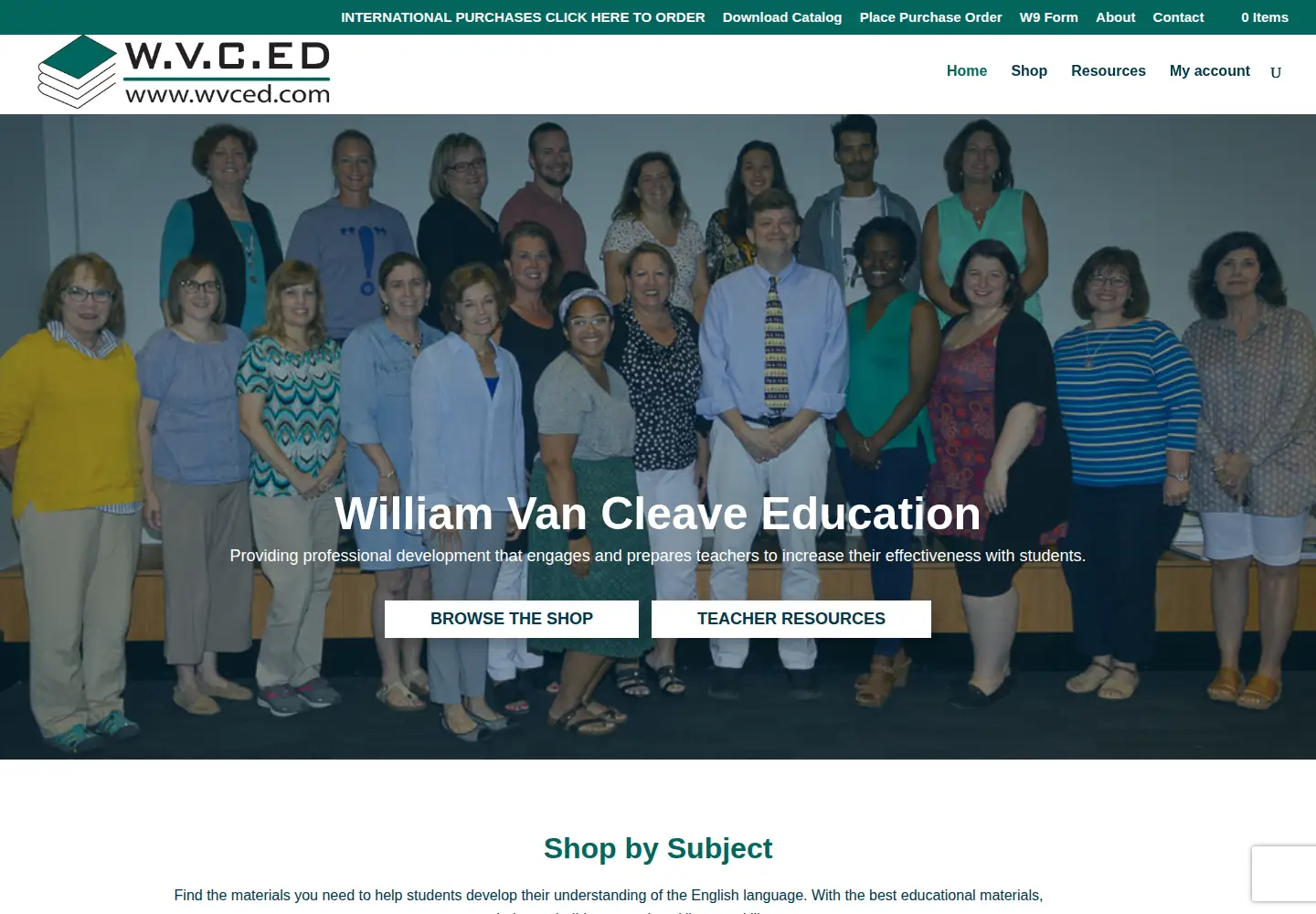Screenshot of wvced.com