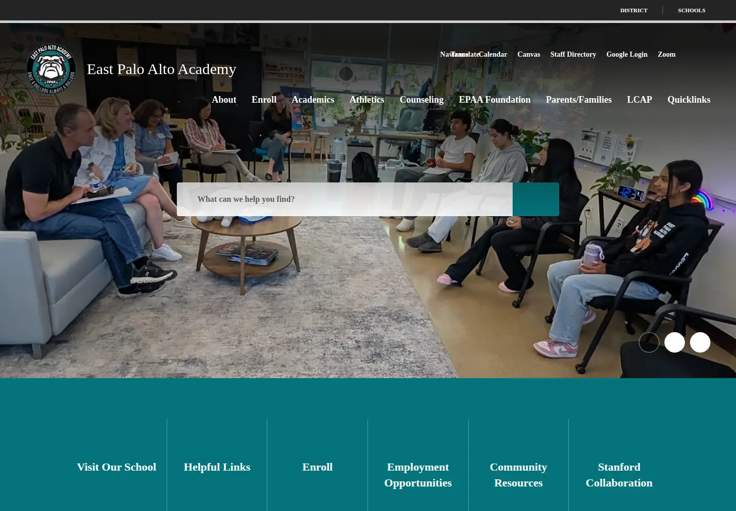 Screenshot of epaahs.org