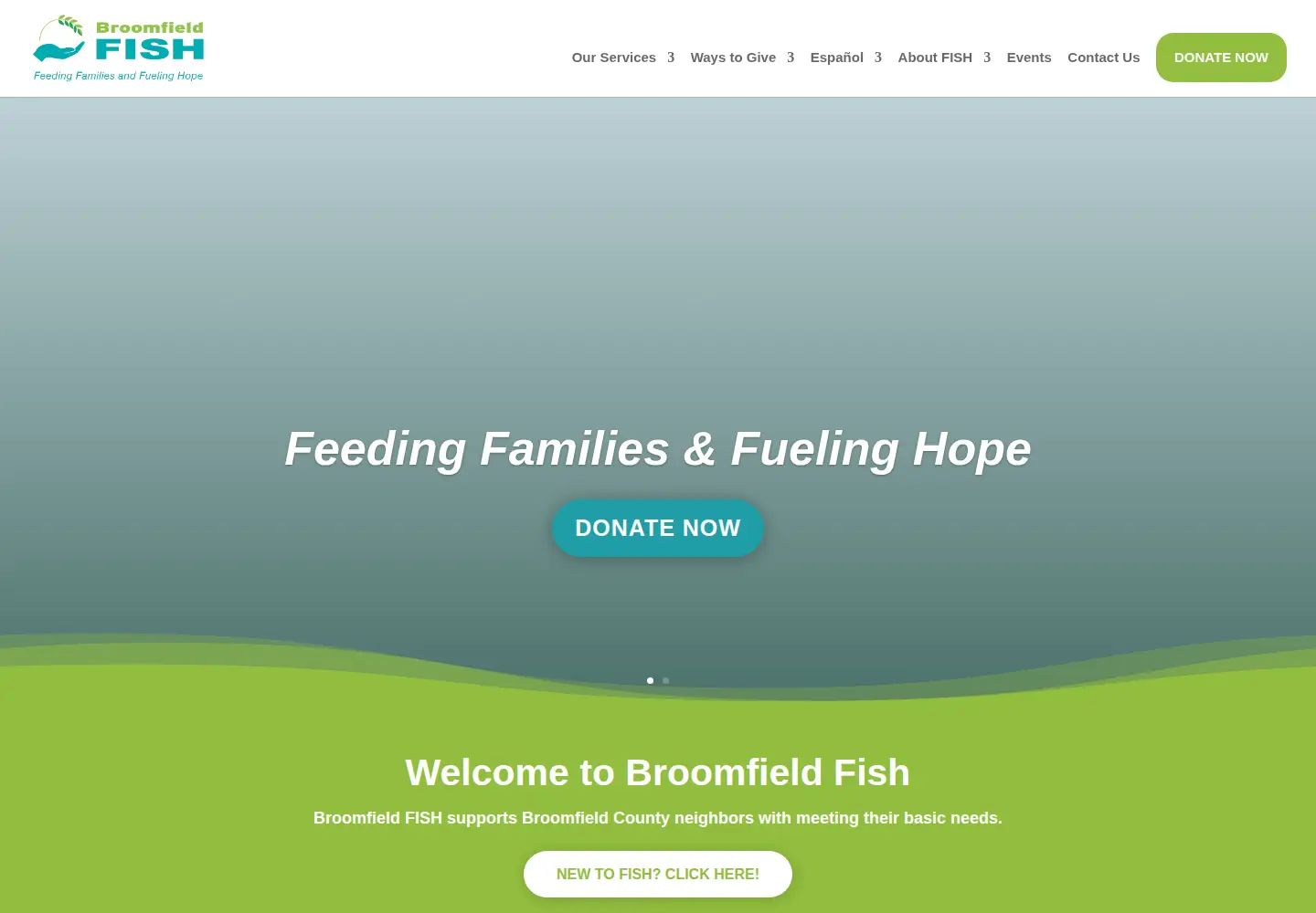 Screenshot of broomfieldfish.org