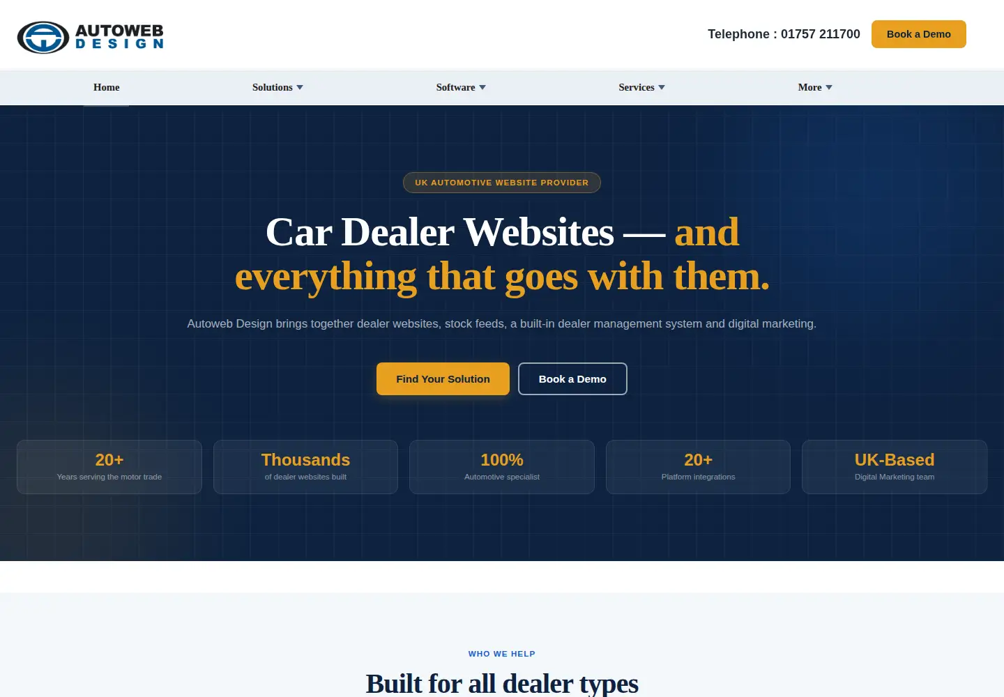 Screenshot of autowebdesign.co.uk