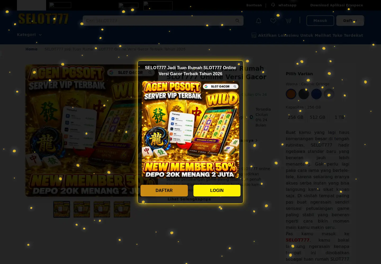 Captured homepage of joeley.net in the current scan