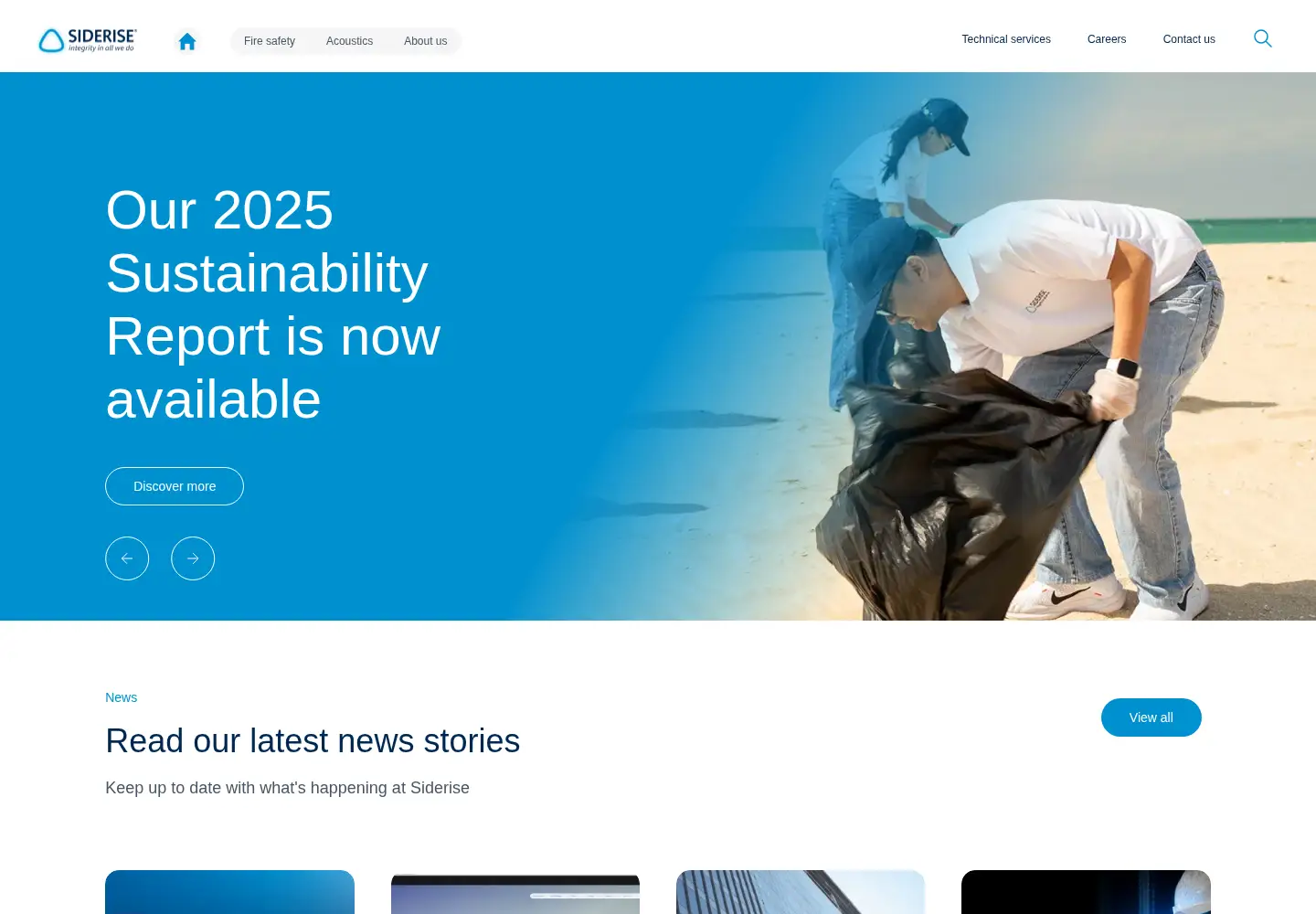 Screenshot of siderise.com