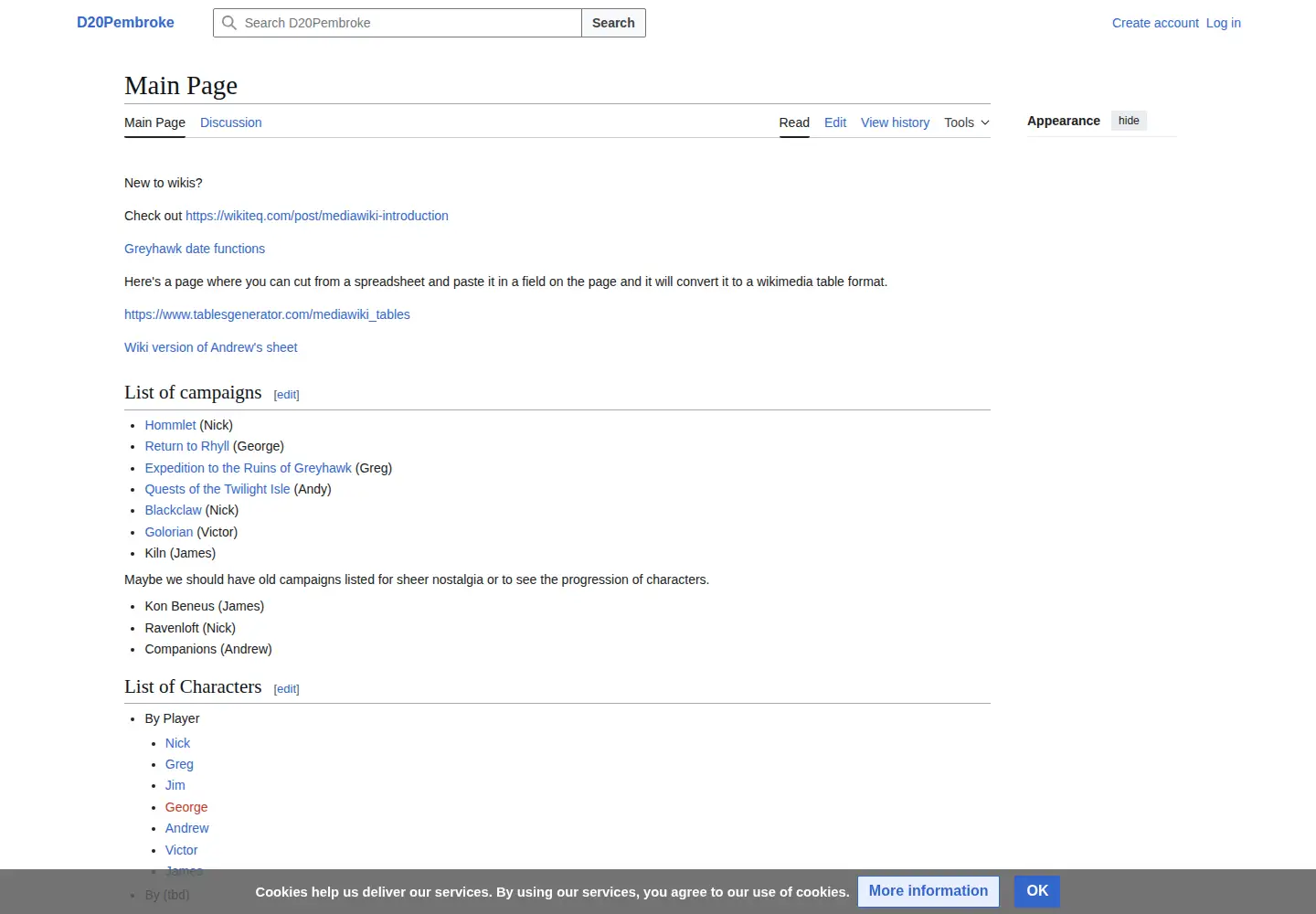 Screenshot of evergale.org