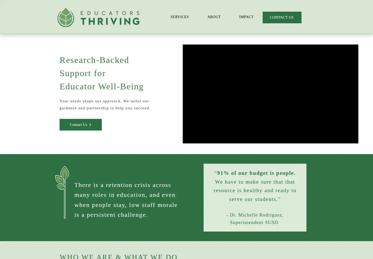 Screenshot of educatorsthriving.org