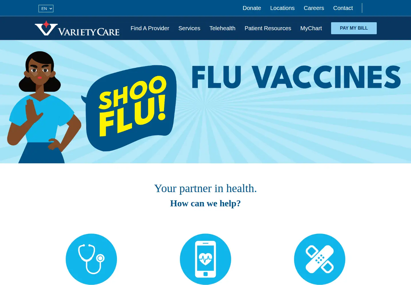 Screenshot of varietycare.org