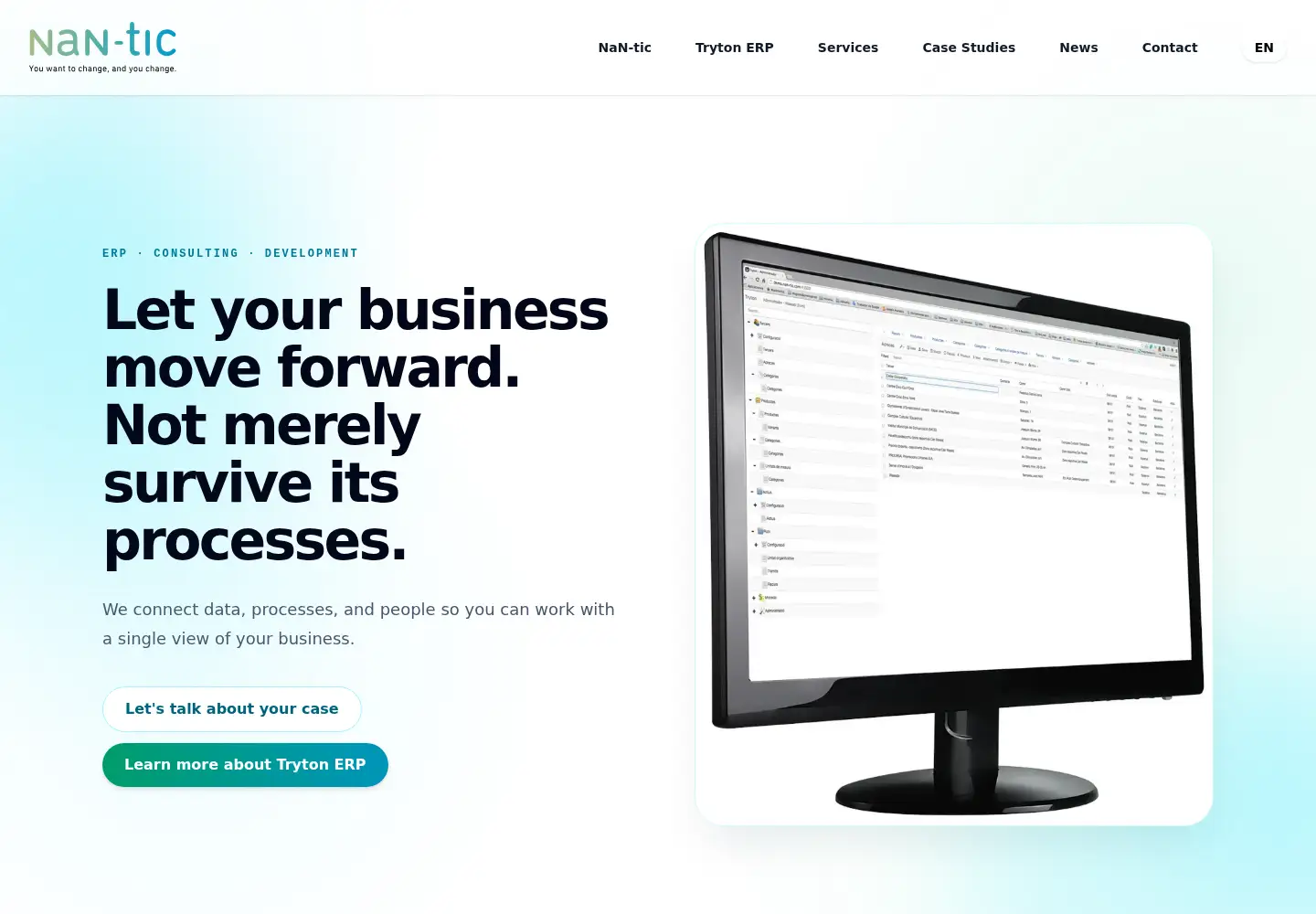 Screenshot of nan-tic.com