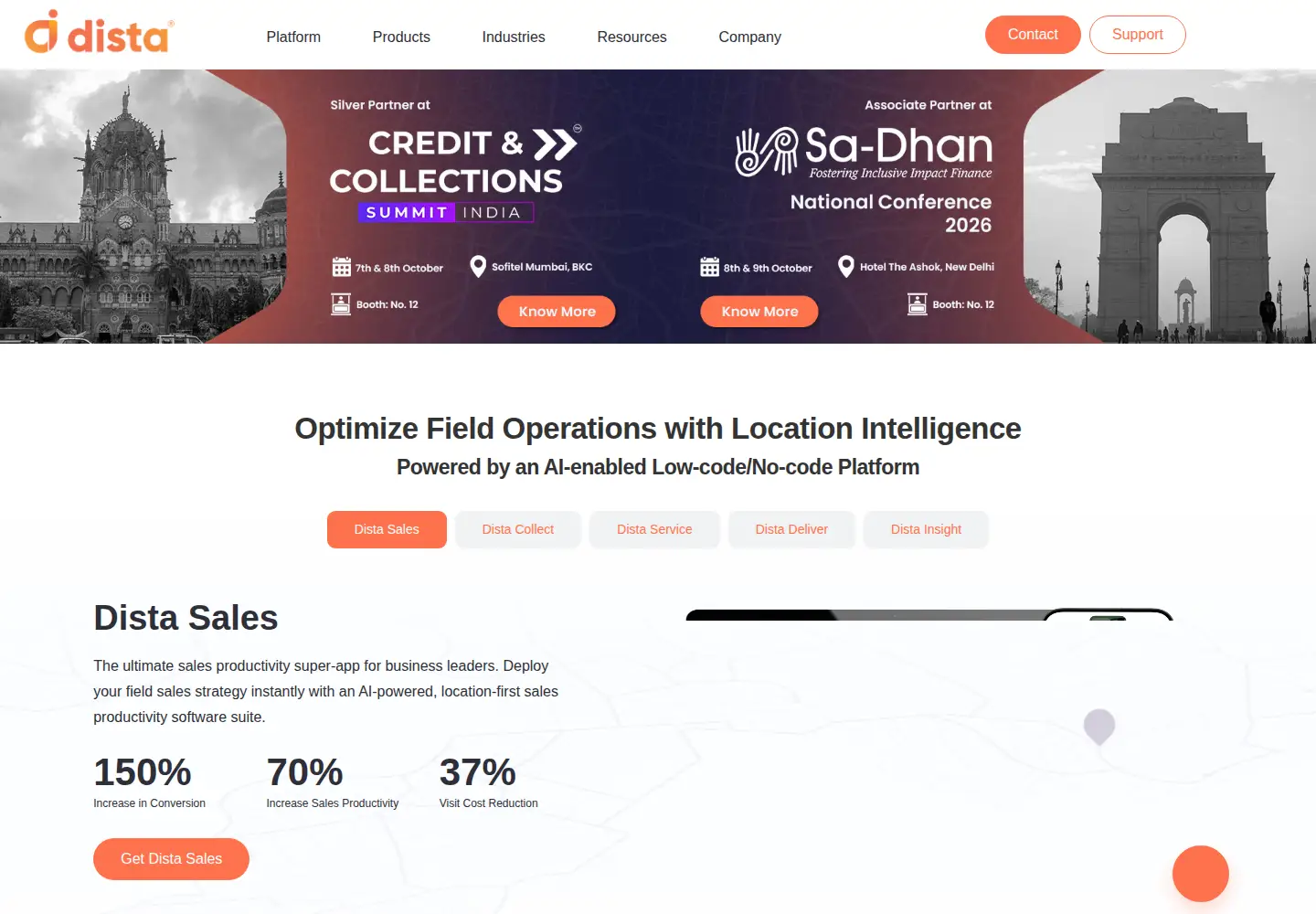 Screenshot of dista.ai