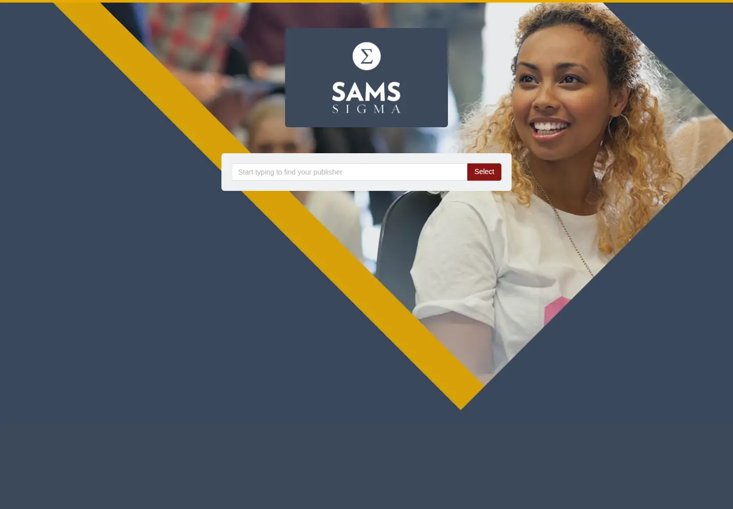 Screenshot of sams-sigma.com