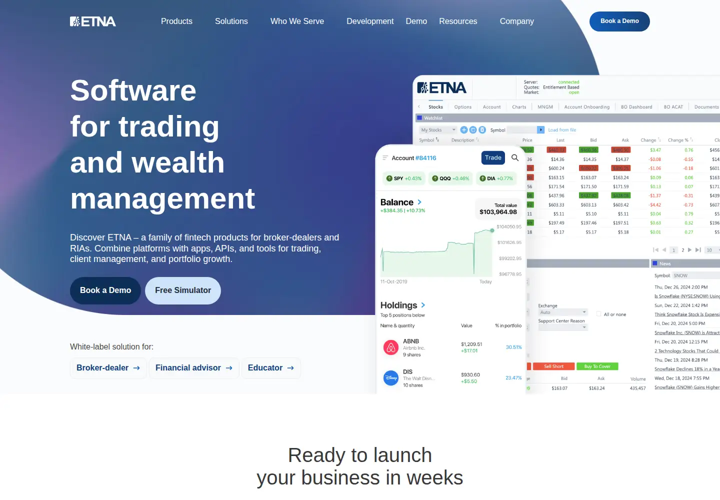 Screenshot of etnasoft.com