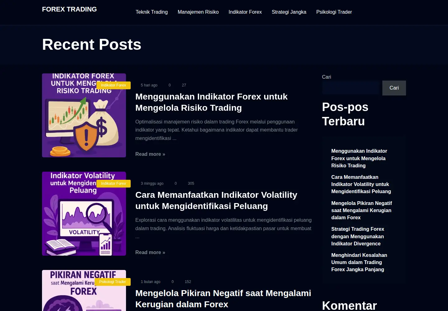 Screenshot of forextrading.my.id