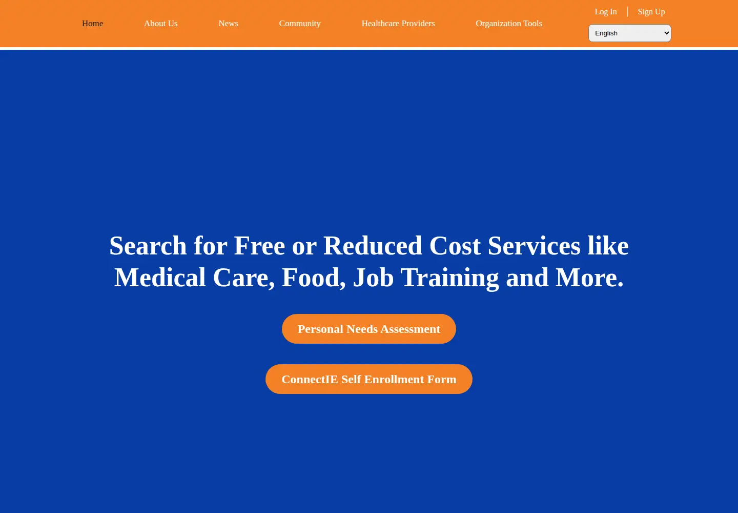 Screenshot of connectie.org