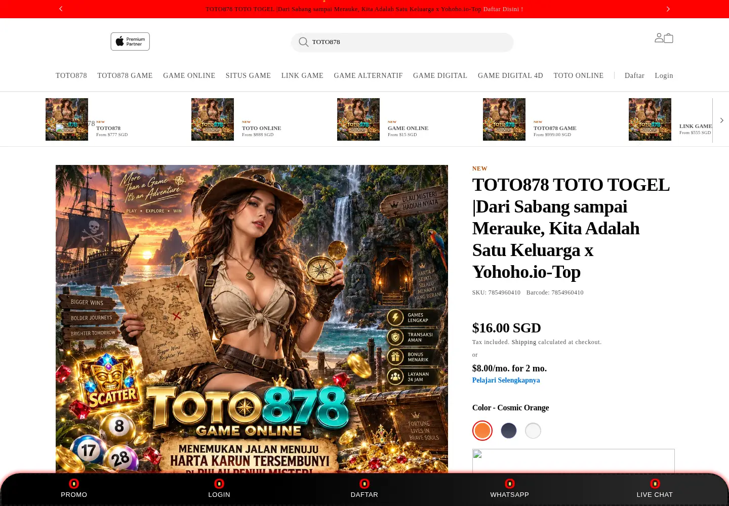 Screenshot of yohoho-io.top
