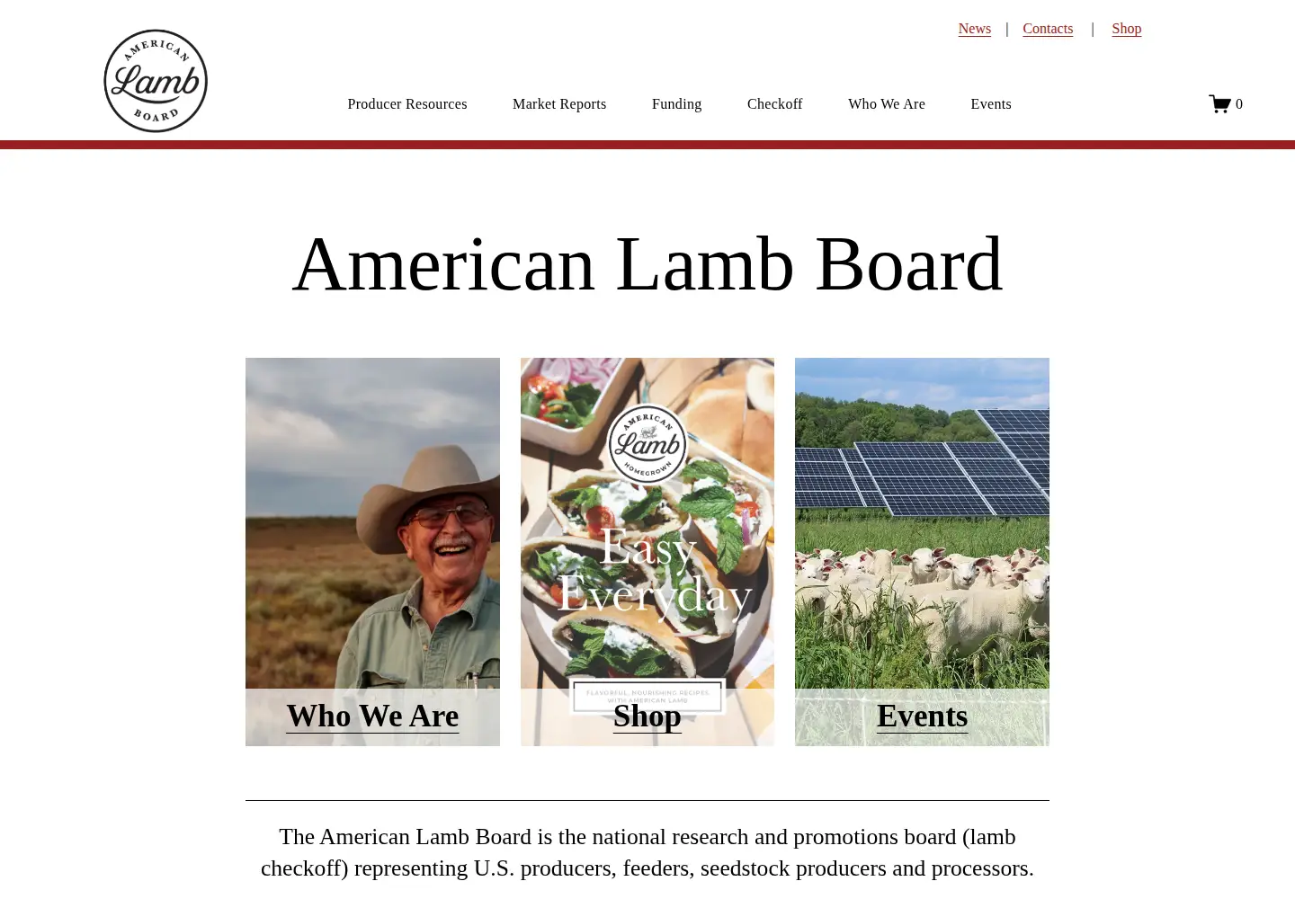 Screenshot of lambboard.com
