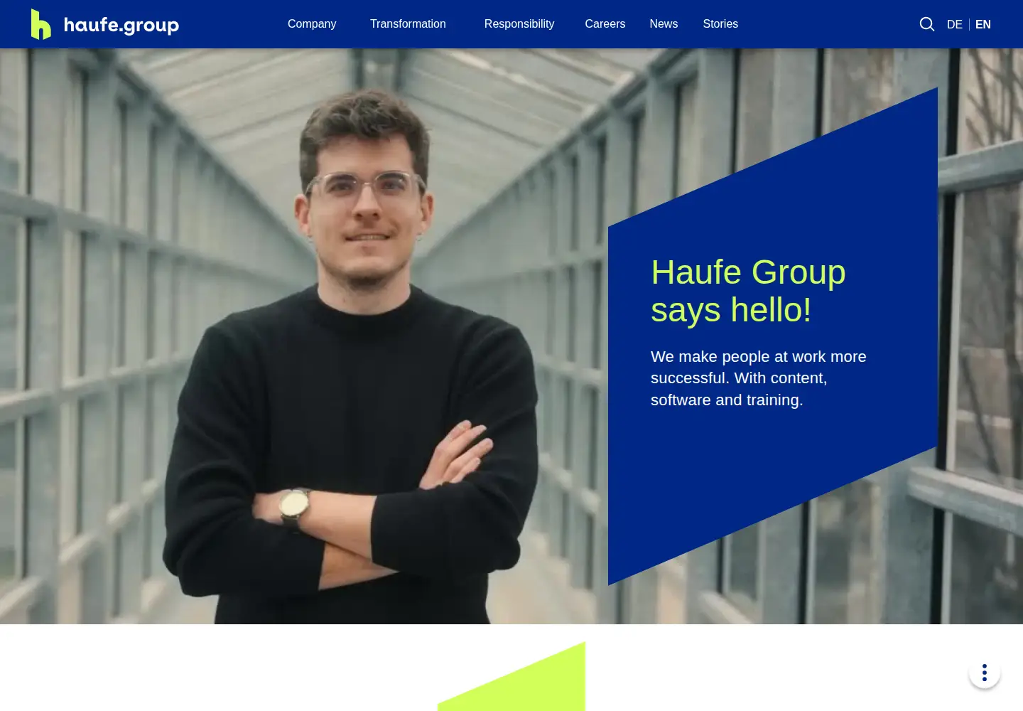 Screenshot of haufegroup.com