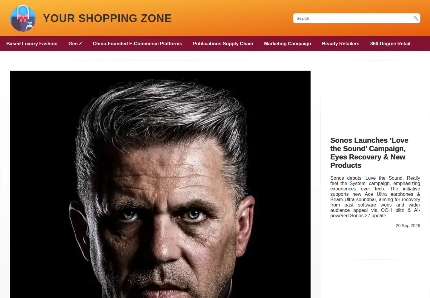 Screenshot of yourshoppingzone.com