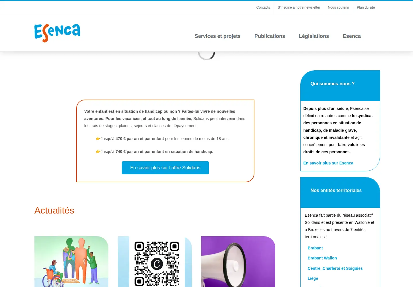 Screenshot of esenca.be