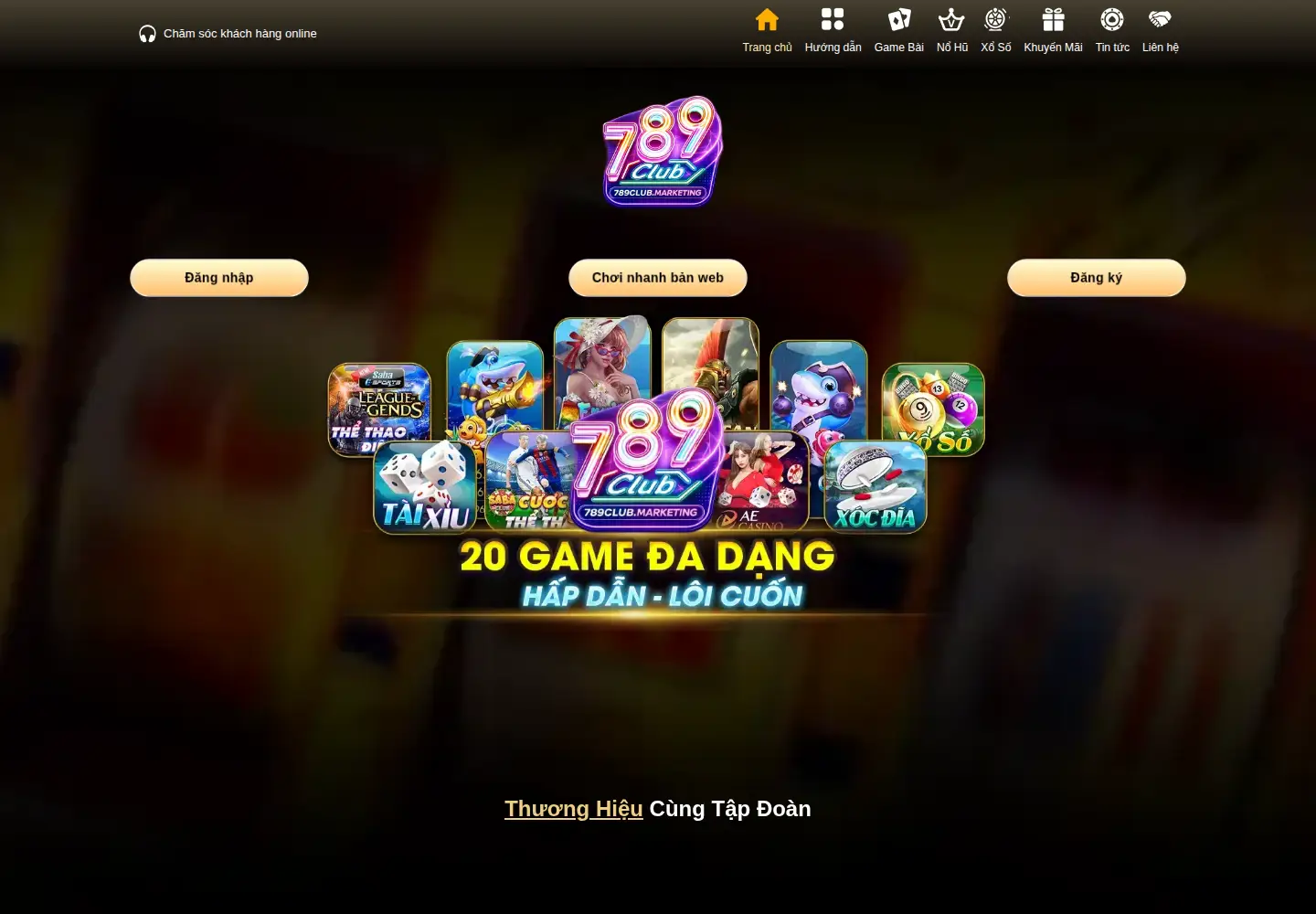 Screenshot of 789club.marketing