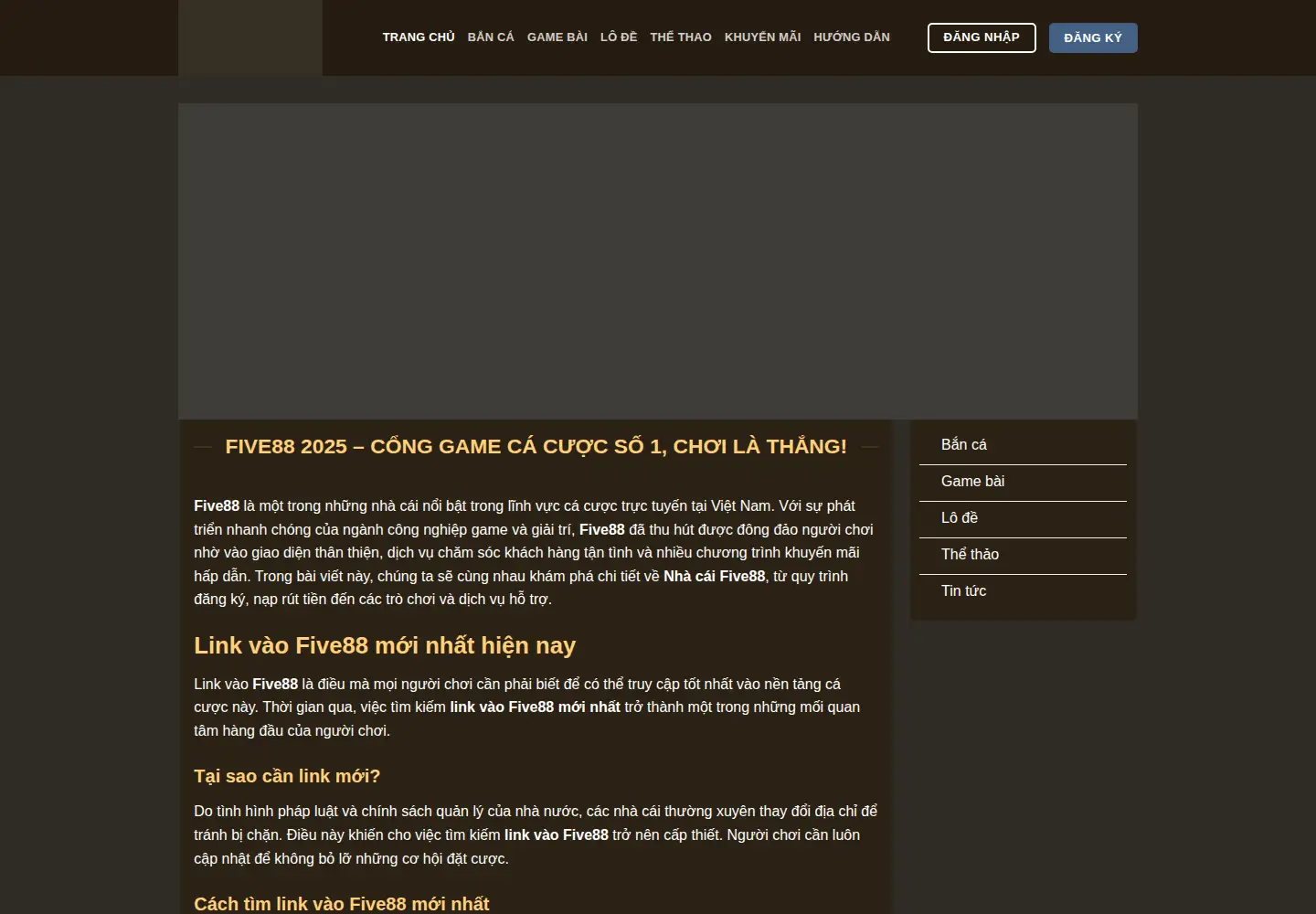 Screenshot of five88go.live