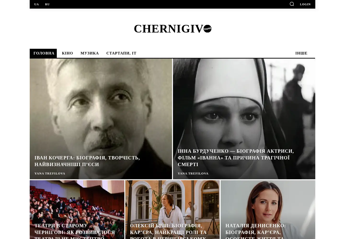 Screenshot of chernigiv-trend.in.ua
