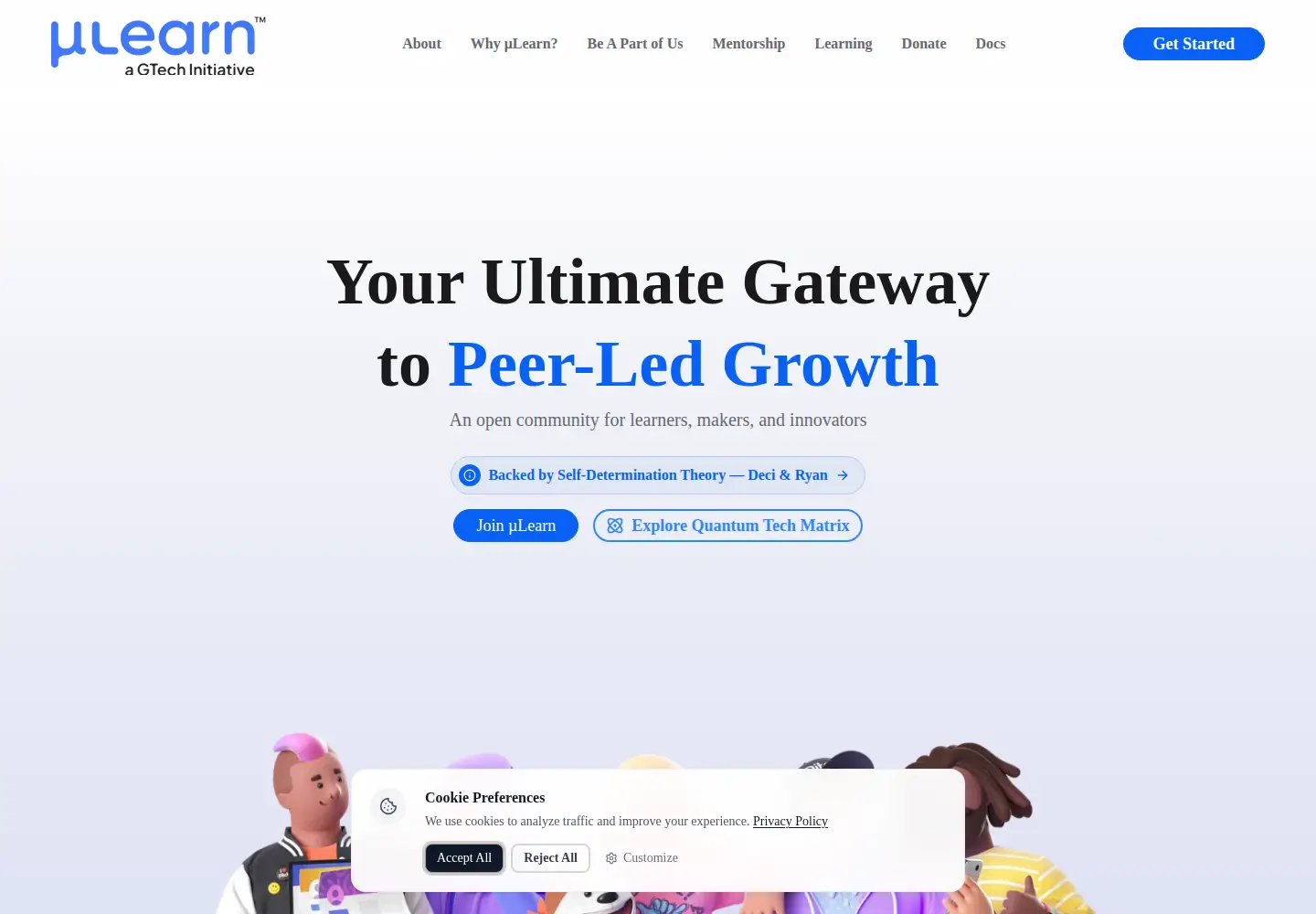 Captured homepage of mulearn.org in the current scan