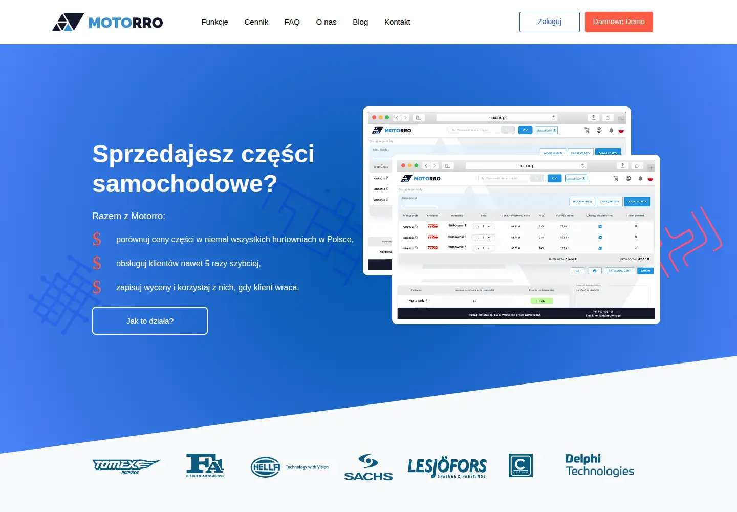 Screenshot of motorro.pl