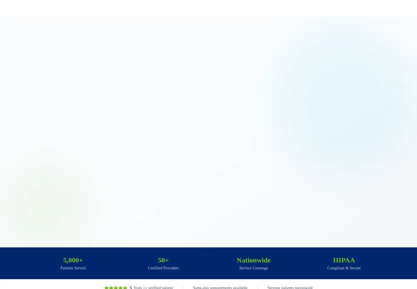 Captured homepage of mobilemedicallab.com in the current scan