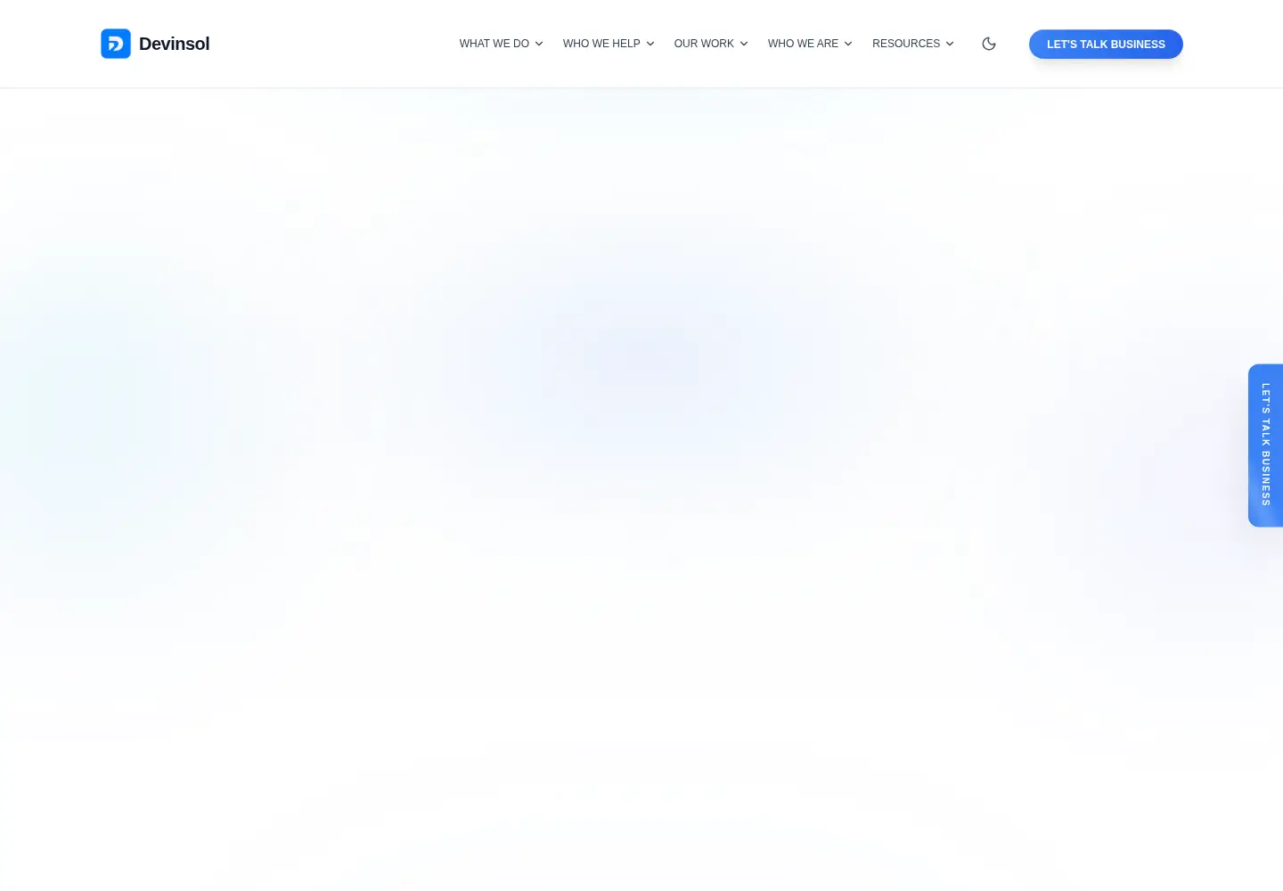 Screenshot of devinsol.com