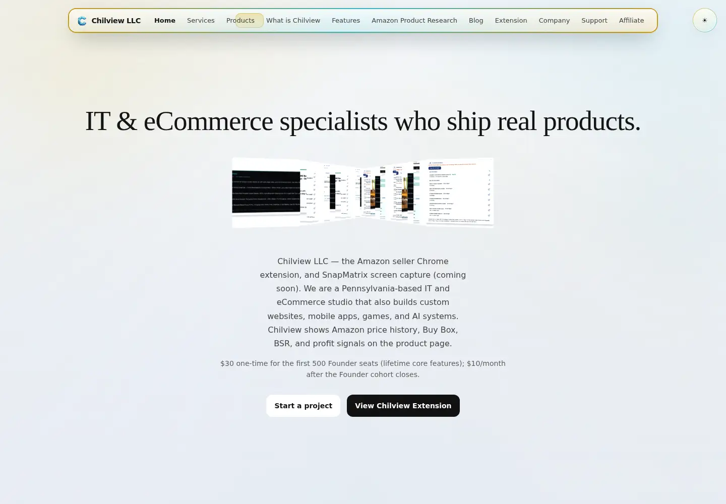Screenshot of getchilview.com