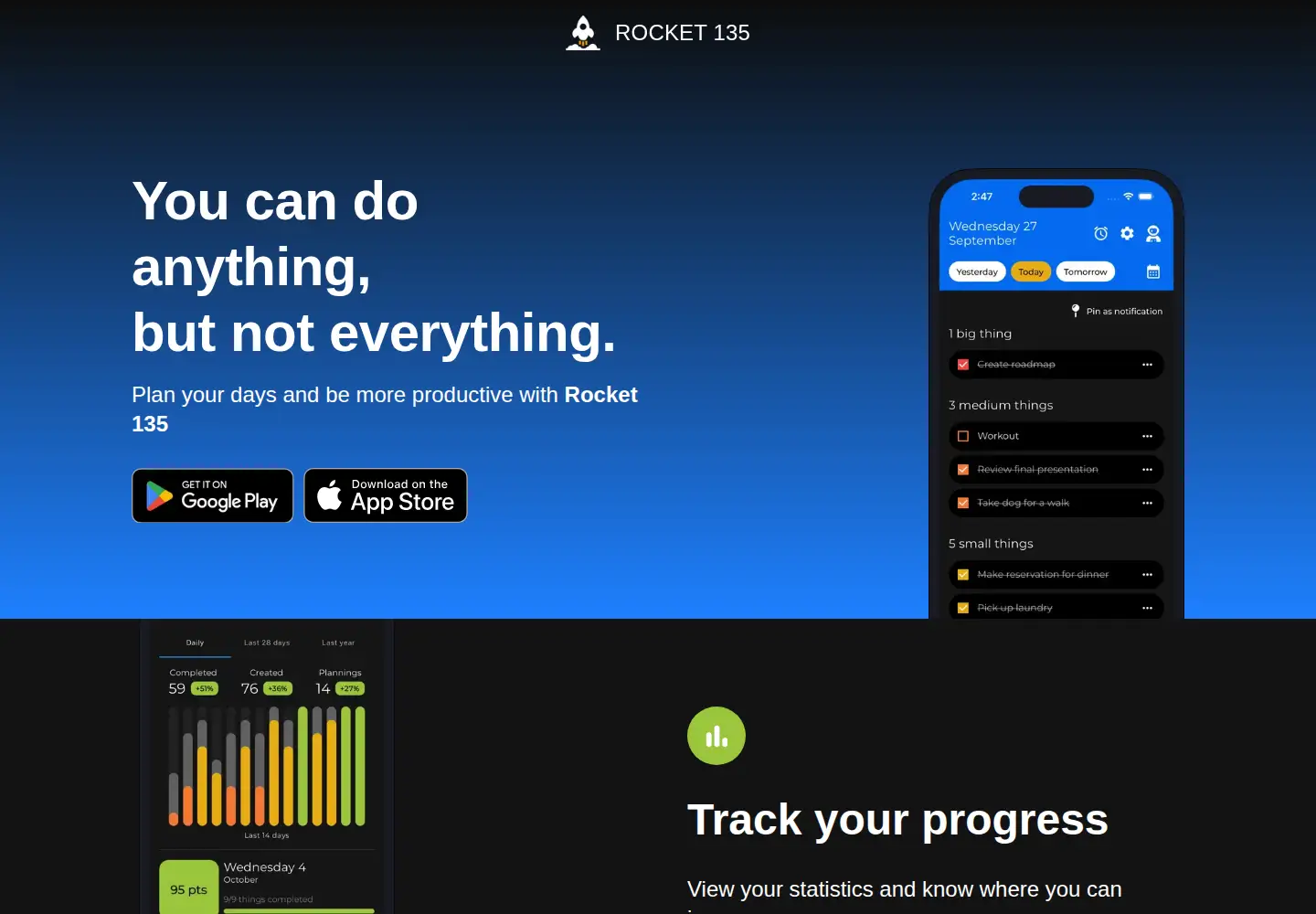 Screenshot of rocket135.com