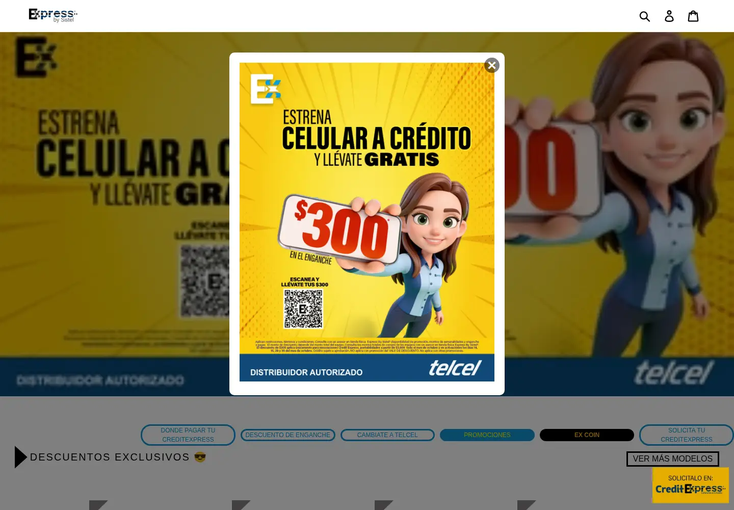 Captured homepage of expressbysistel.com.mx in the current scan