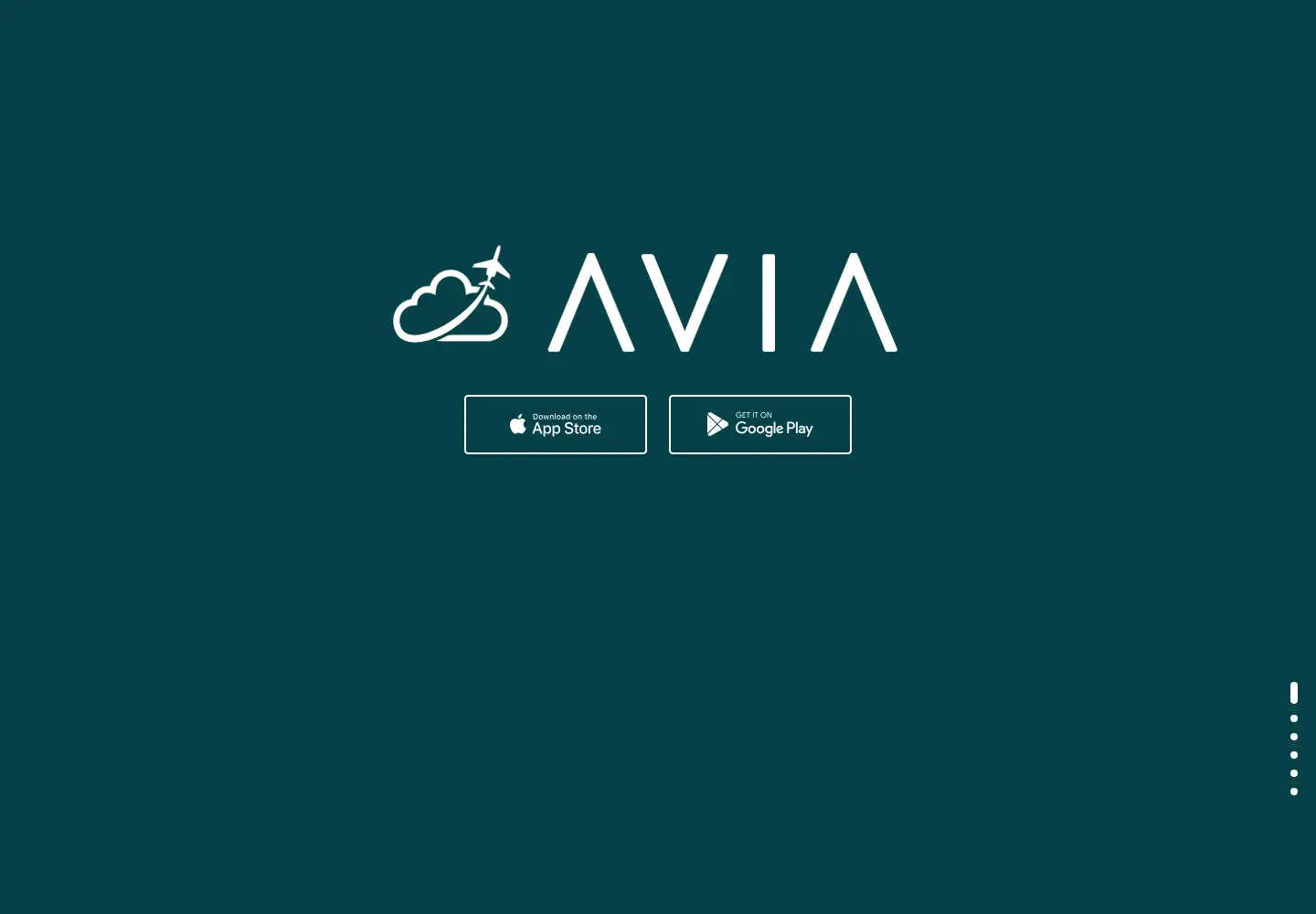 Captured homepage of flyavia.net in the current scan
