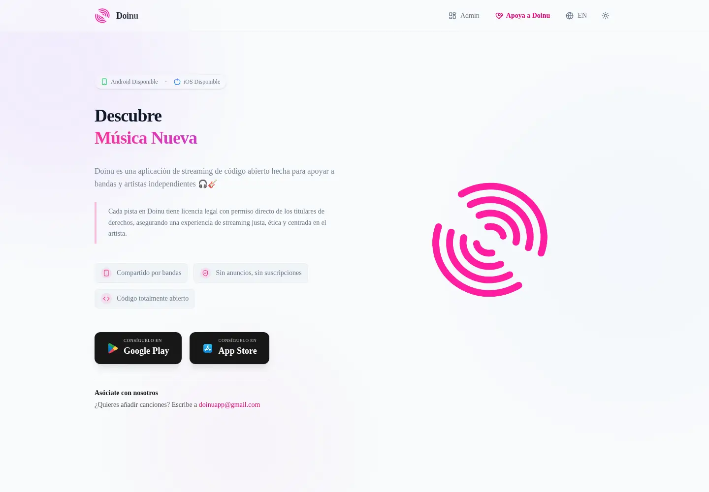 Screenshot of doinu.org