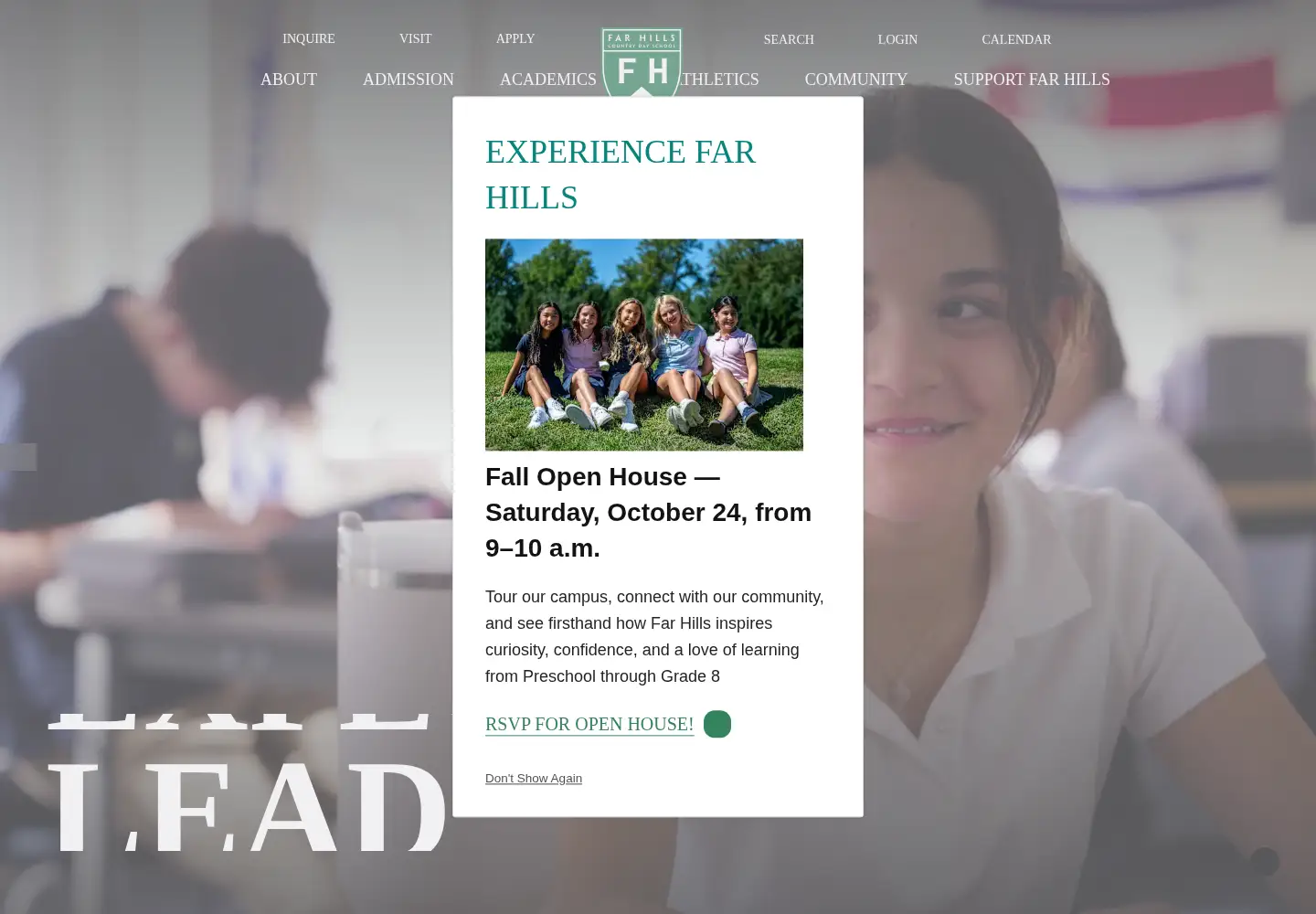 Screenshot of fhcds.org