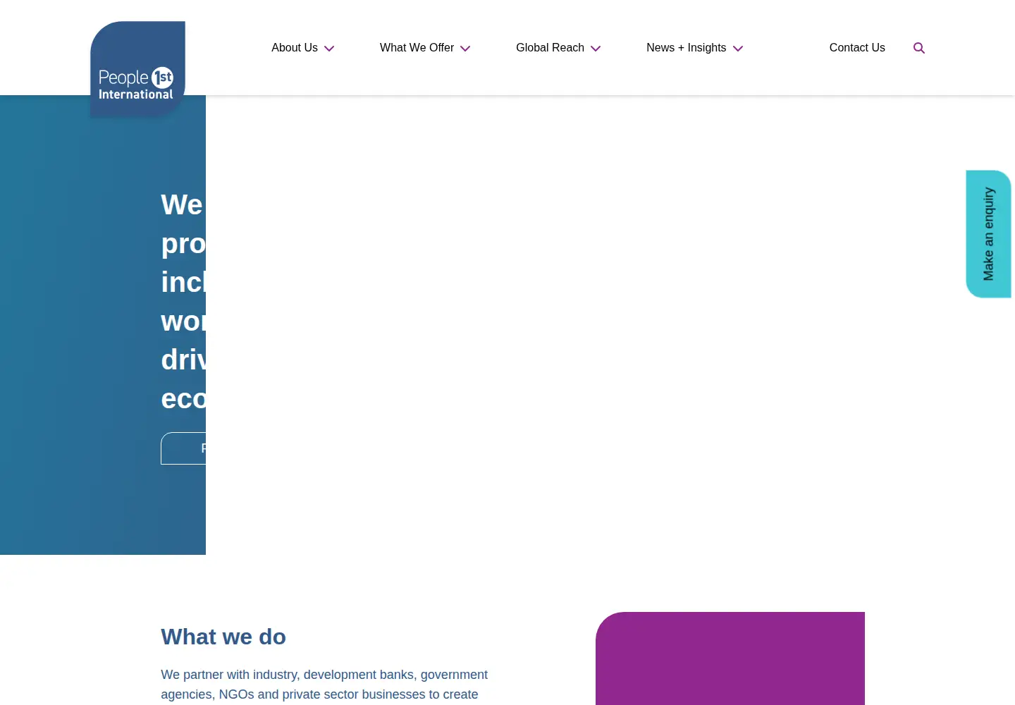 Screenshot of people1st.co.uk