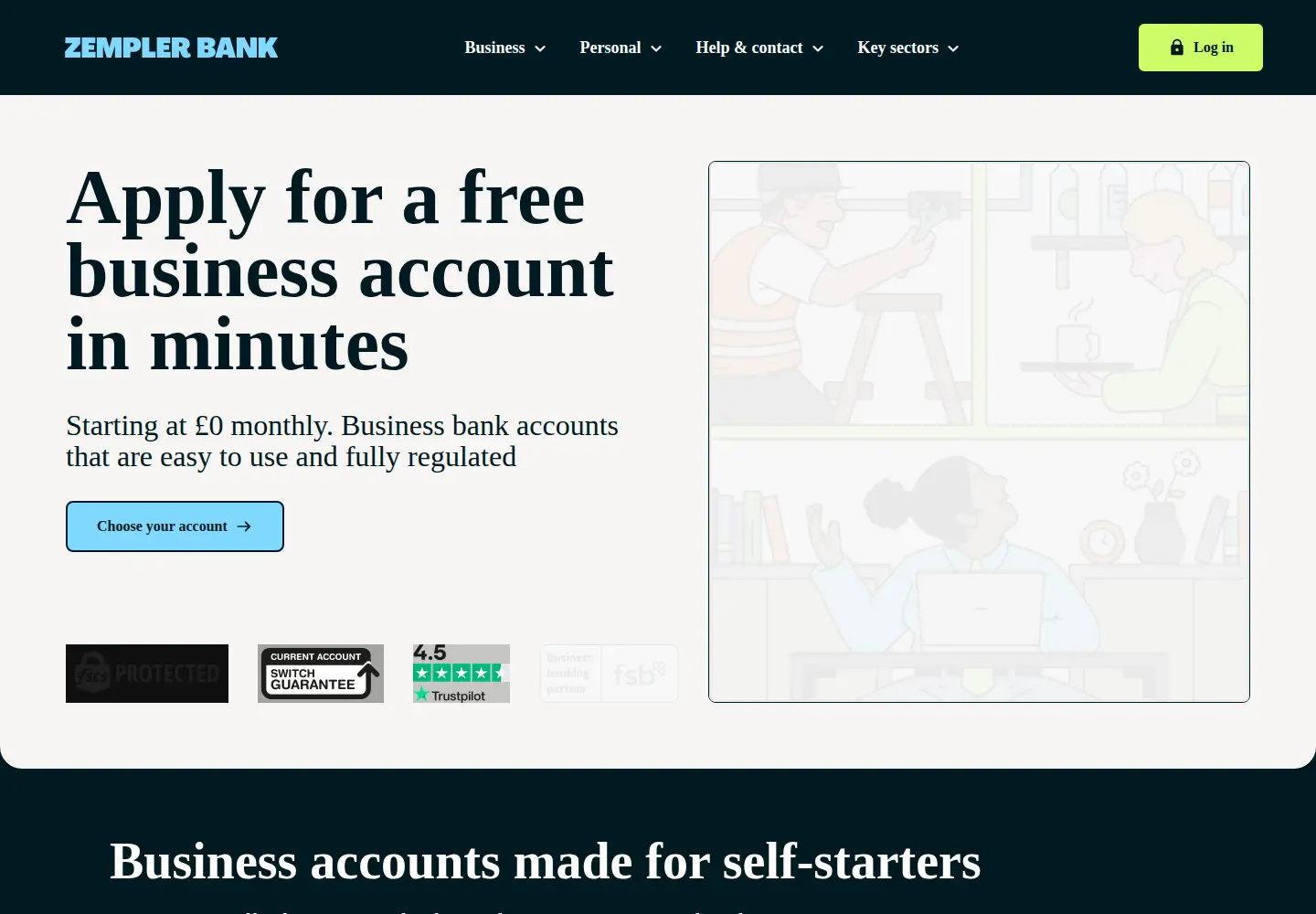 Captured homepage of zemplerbank.com in the current scan