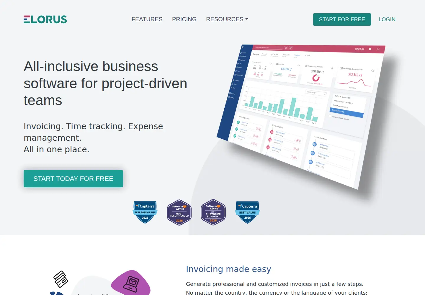 Screenshot of elorus.com