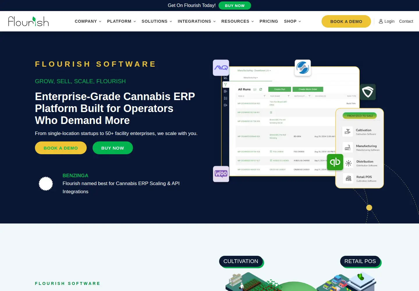 Screenshot of flourishsoftware.com