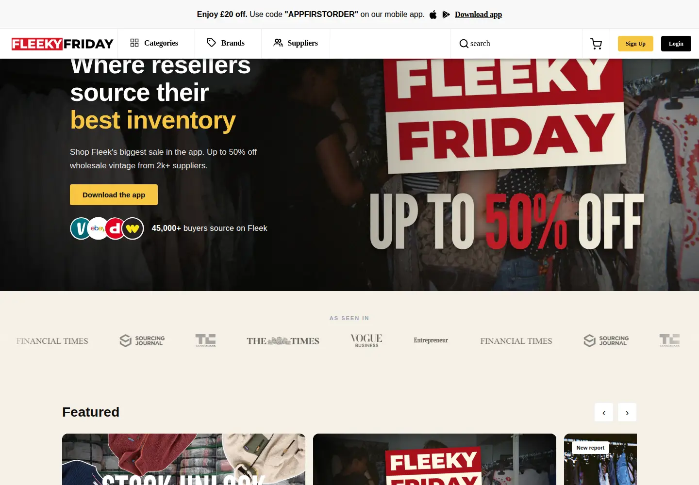 Screenshot of joinfleek.com