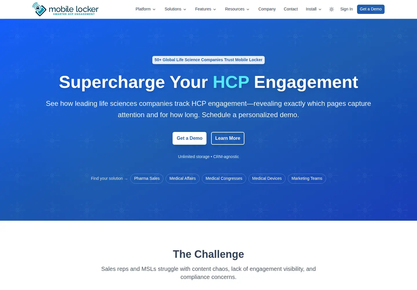 Screenshot of mobilelocker.com