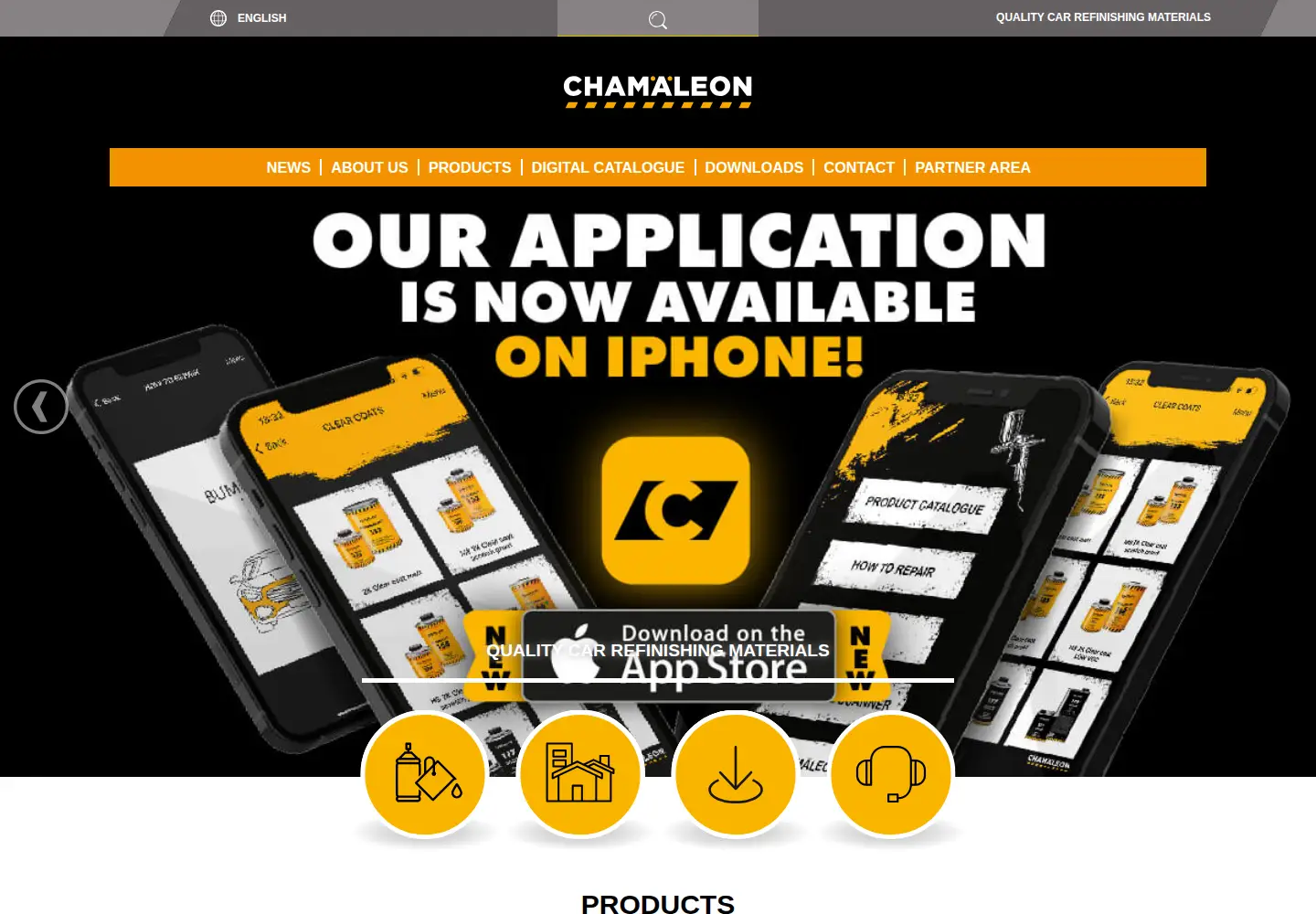 Screenshot of chamaeleon-produktion.de