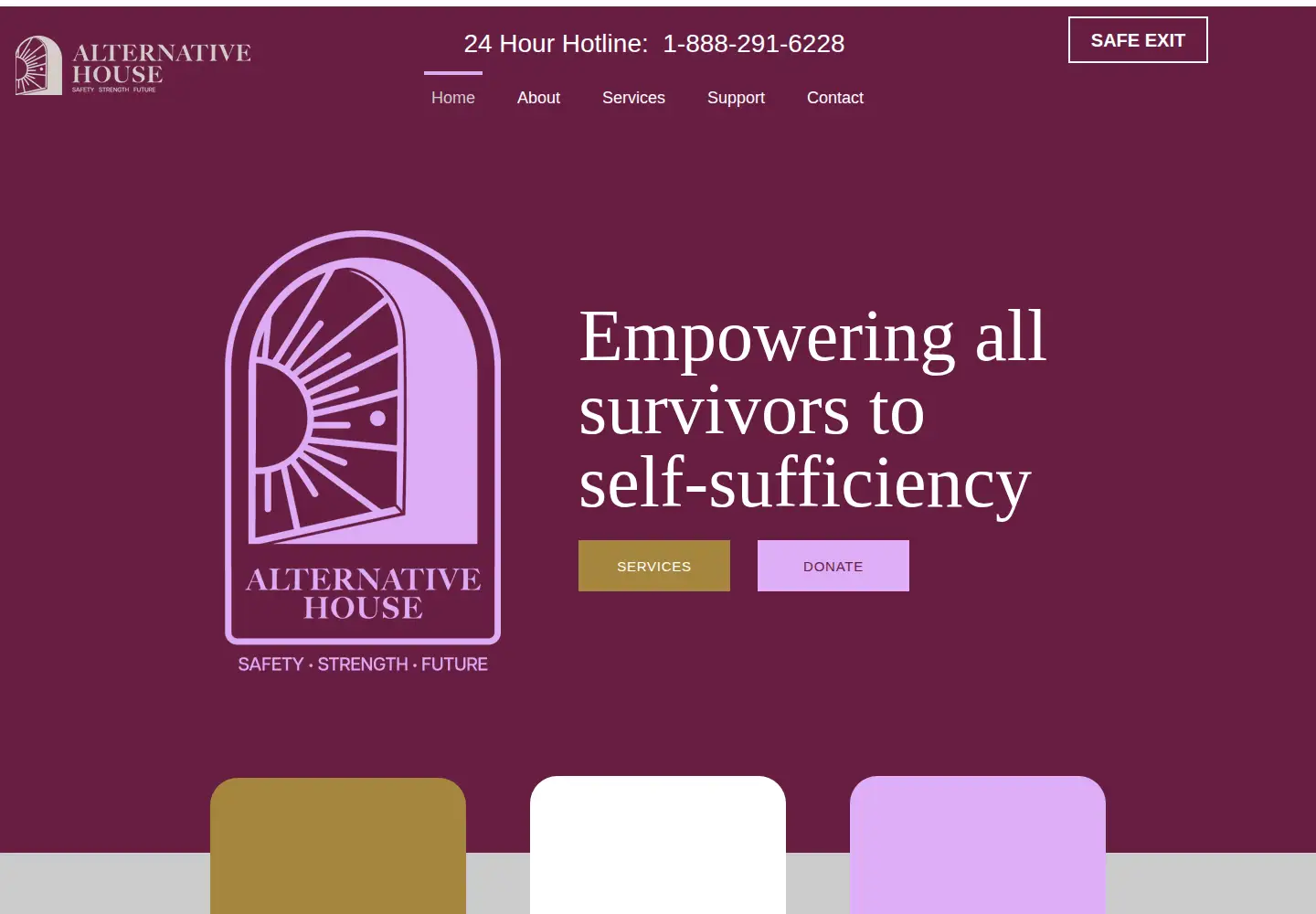 Screenshot of alternative-house.org