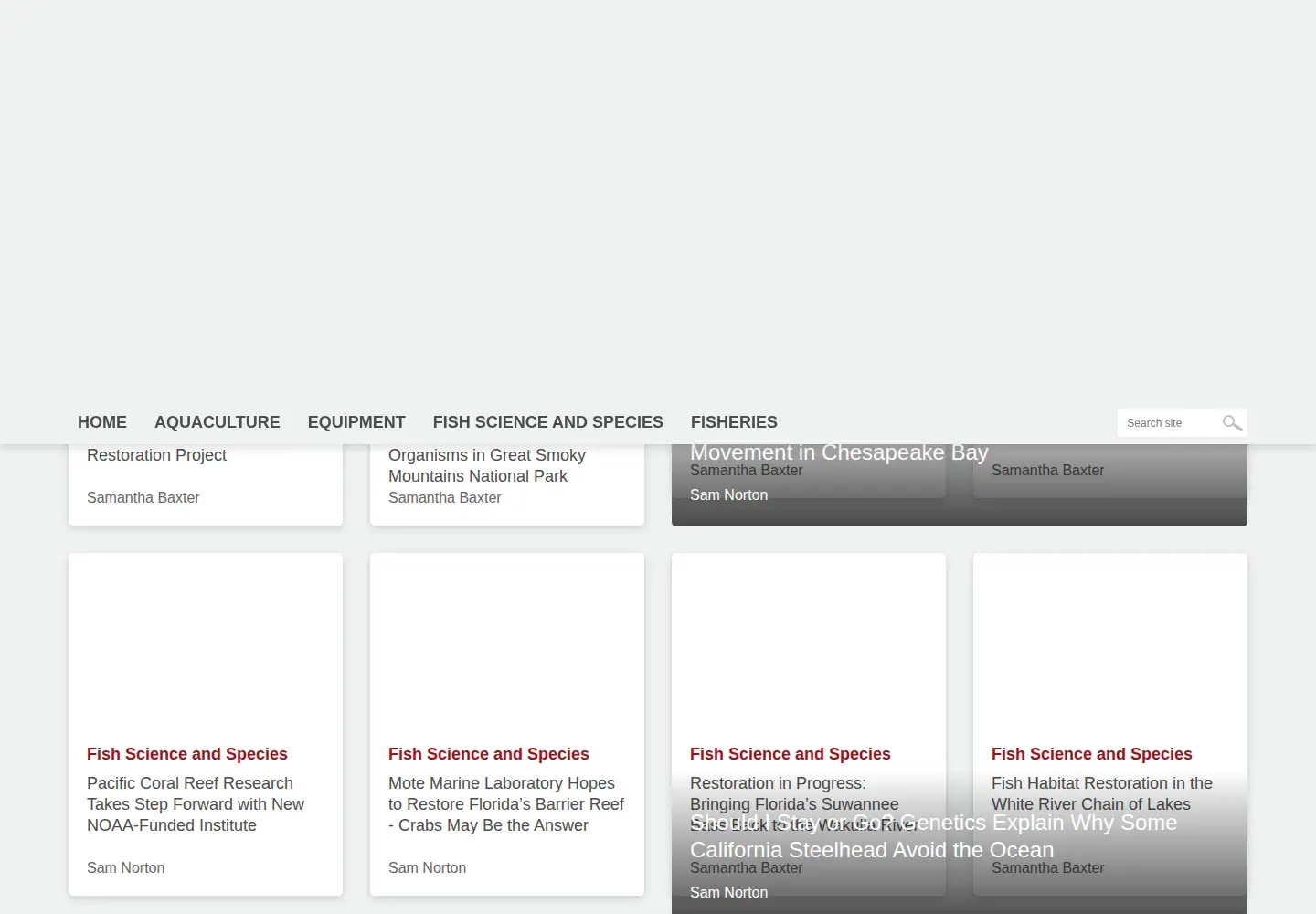 Screenshot of fishsens.com