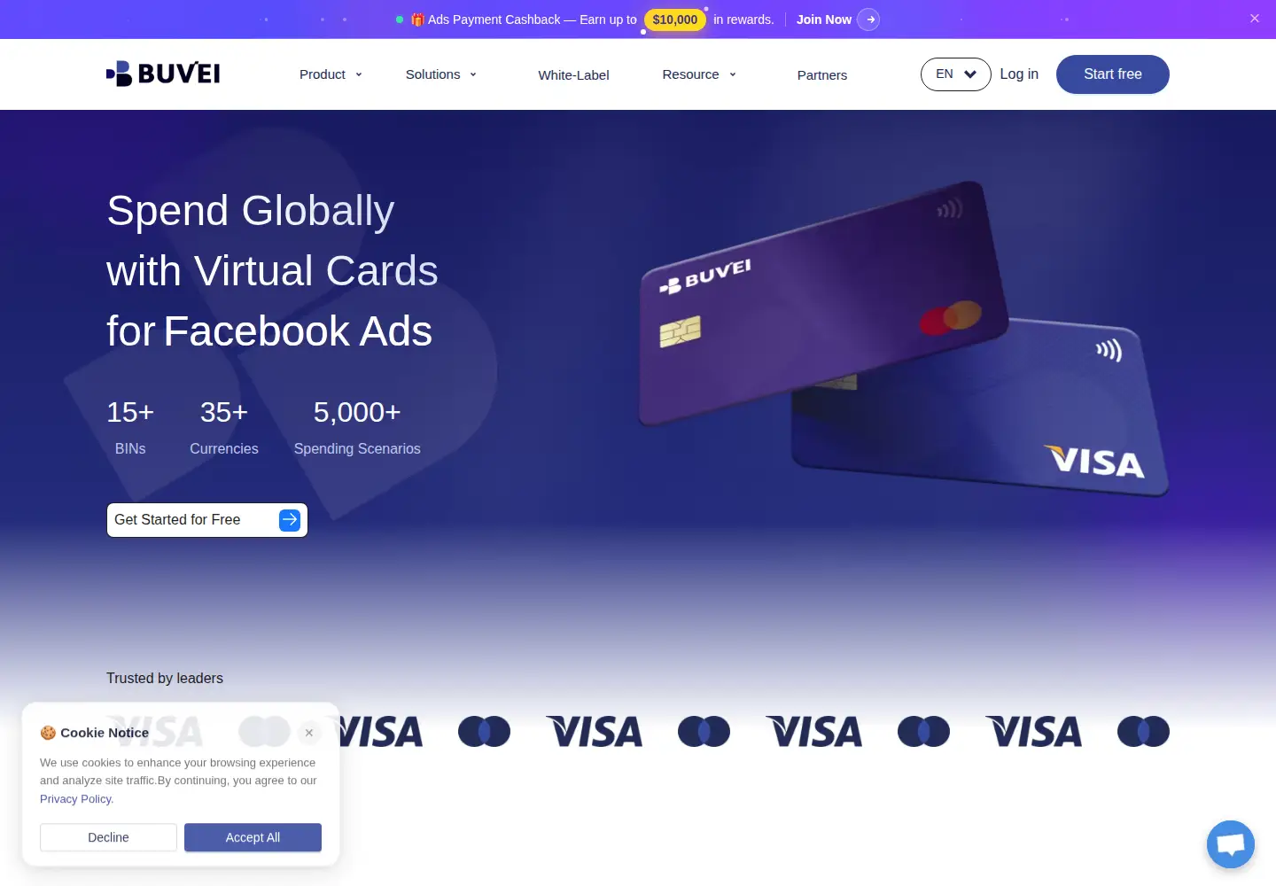 Screenshot of buvei.com