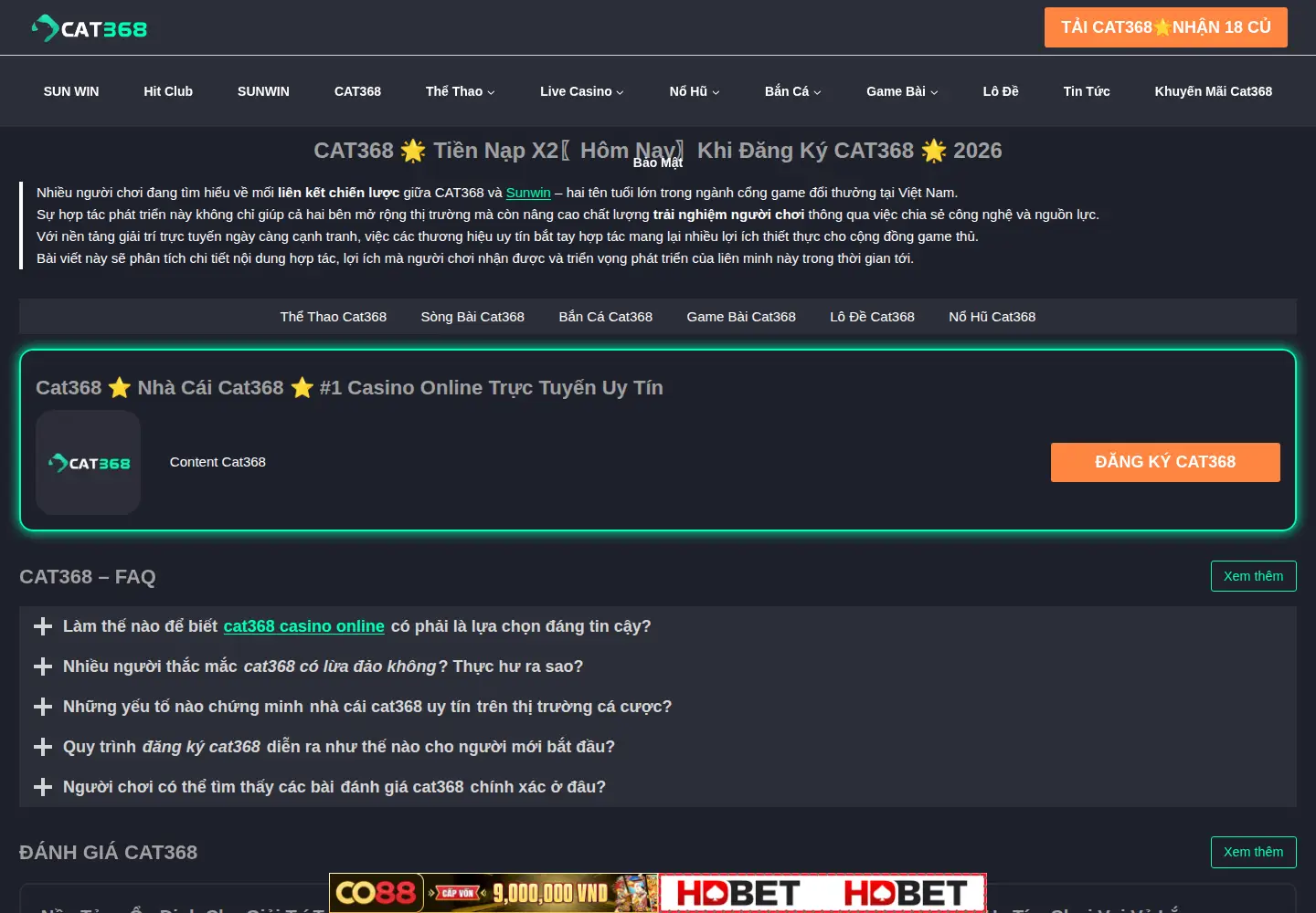 Screenshot of cat368a.org