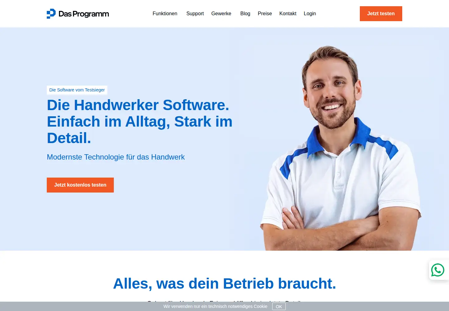 Screenshot of das-programm.io