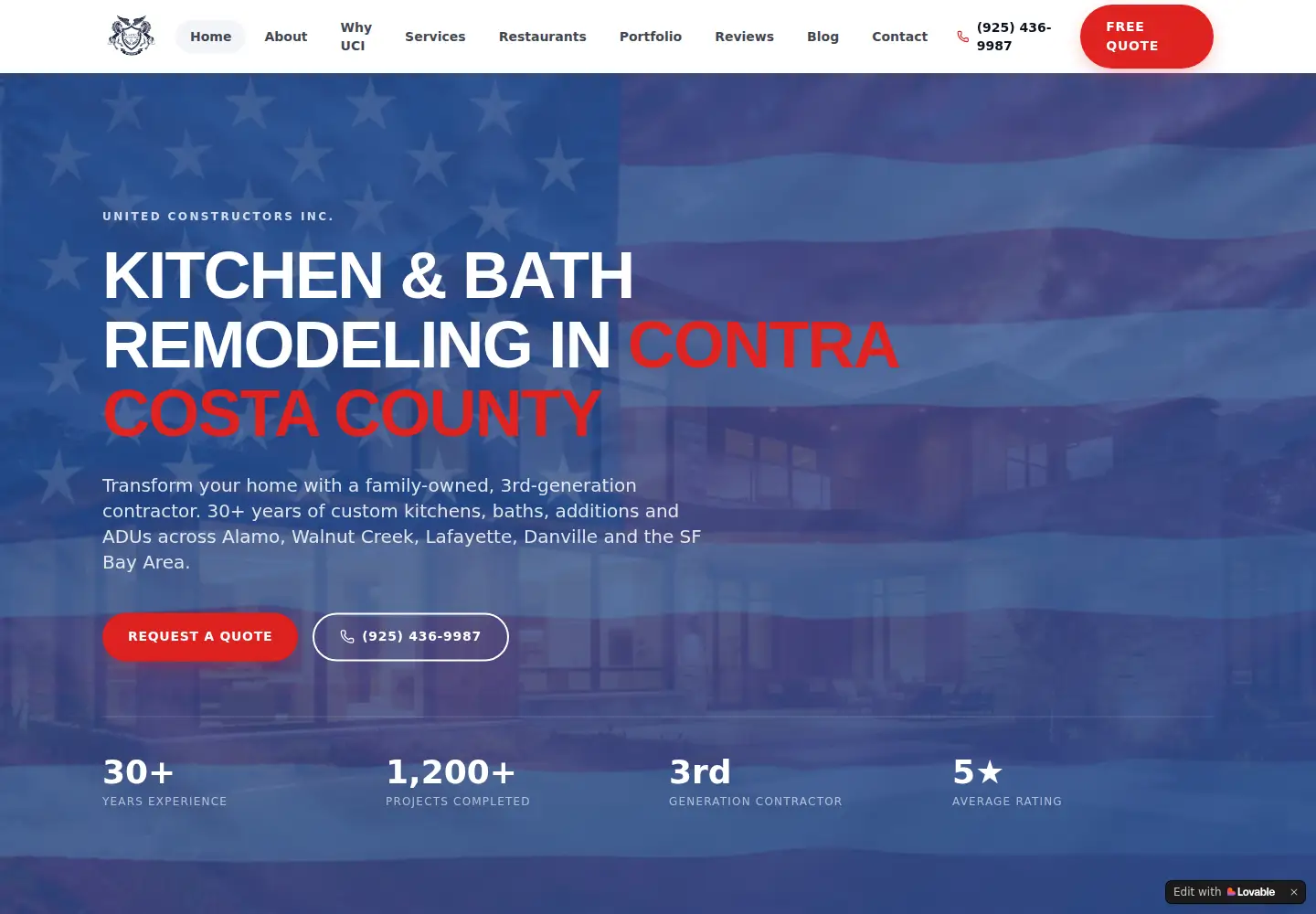 Screenshot of unitedconstructorsinc.com