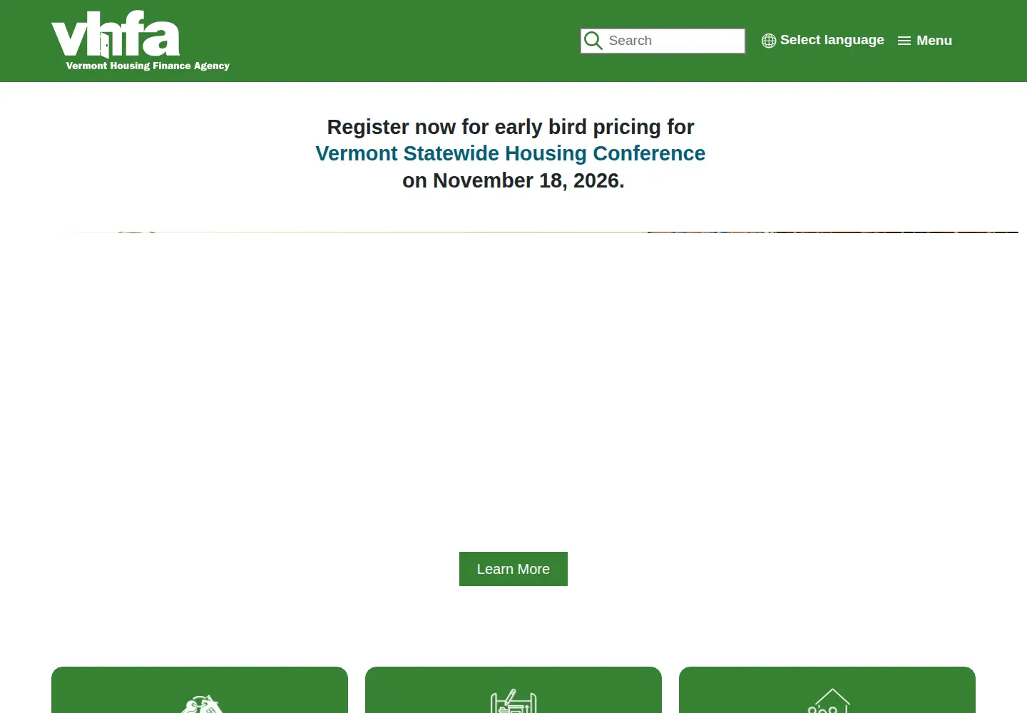 Screenshot of vhfa.org