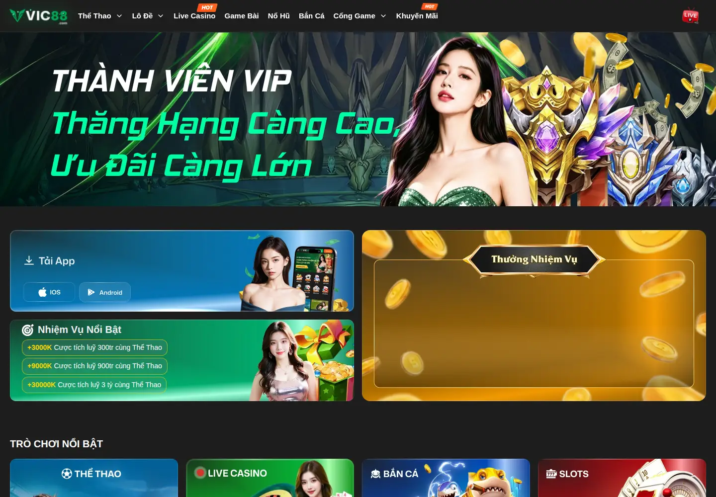 Screenshot of vic88.net