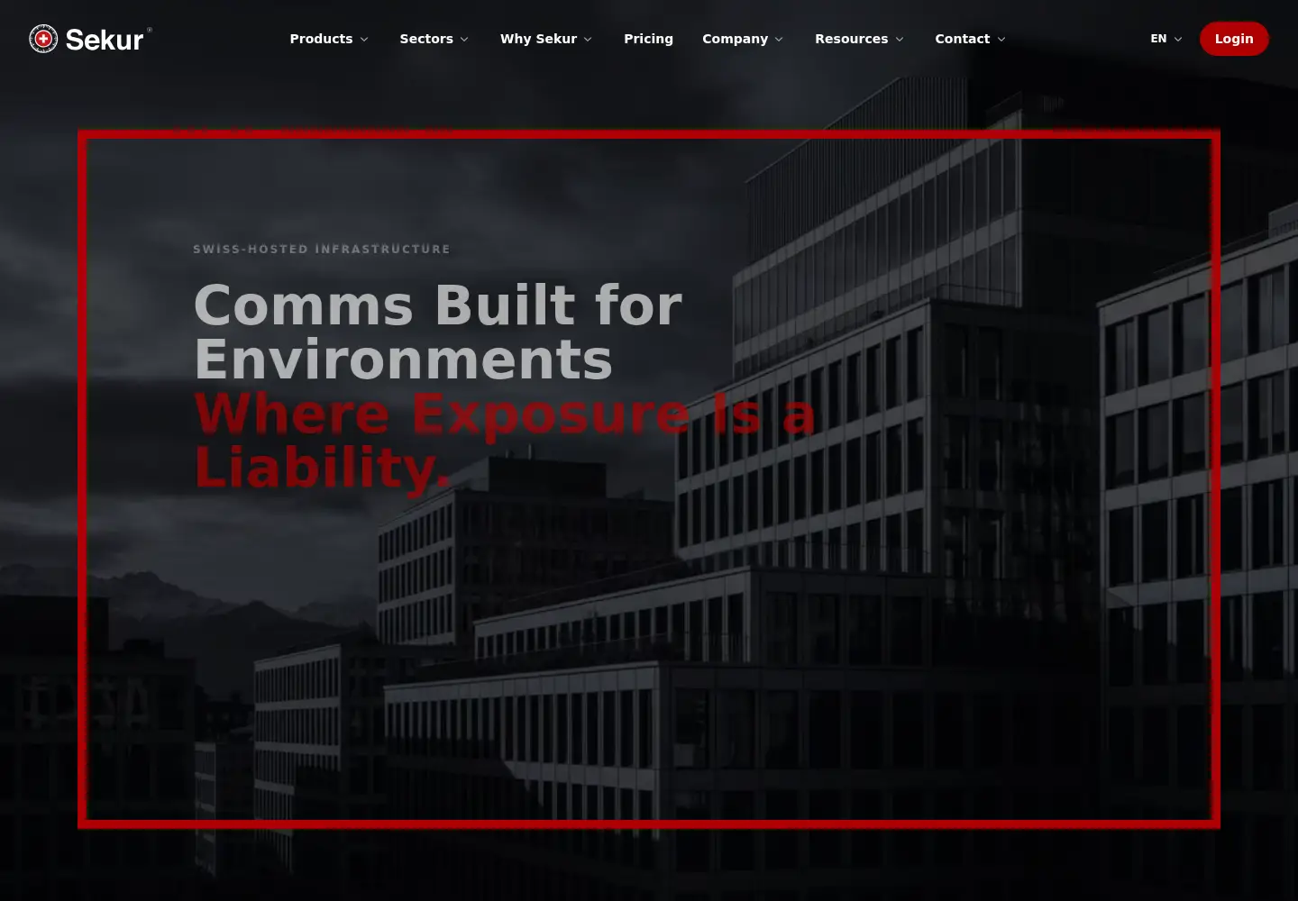 Screenshot of sekur.com